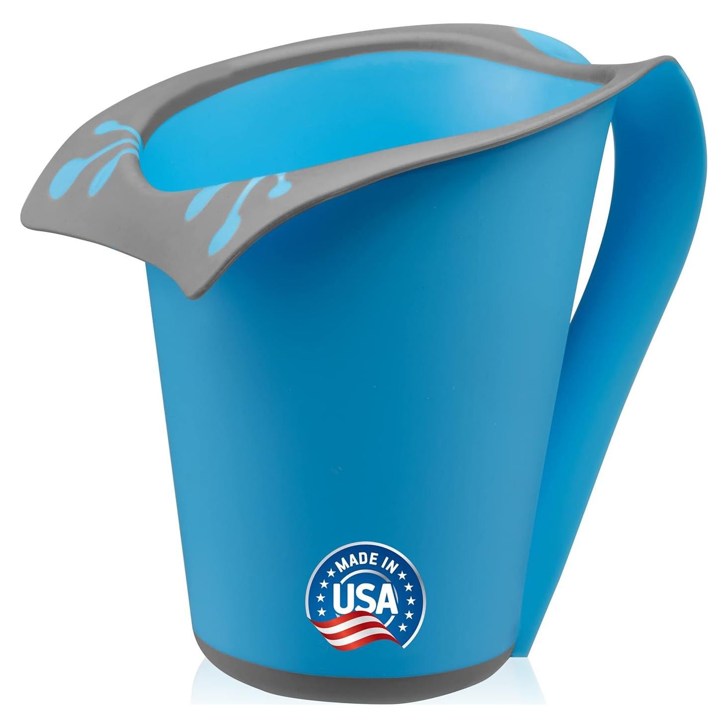 Taza de Baño Plástico 800ml Fresh Frog Cascada Azul