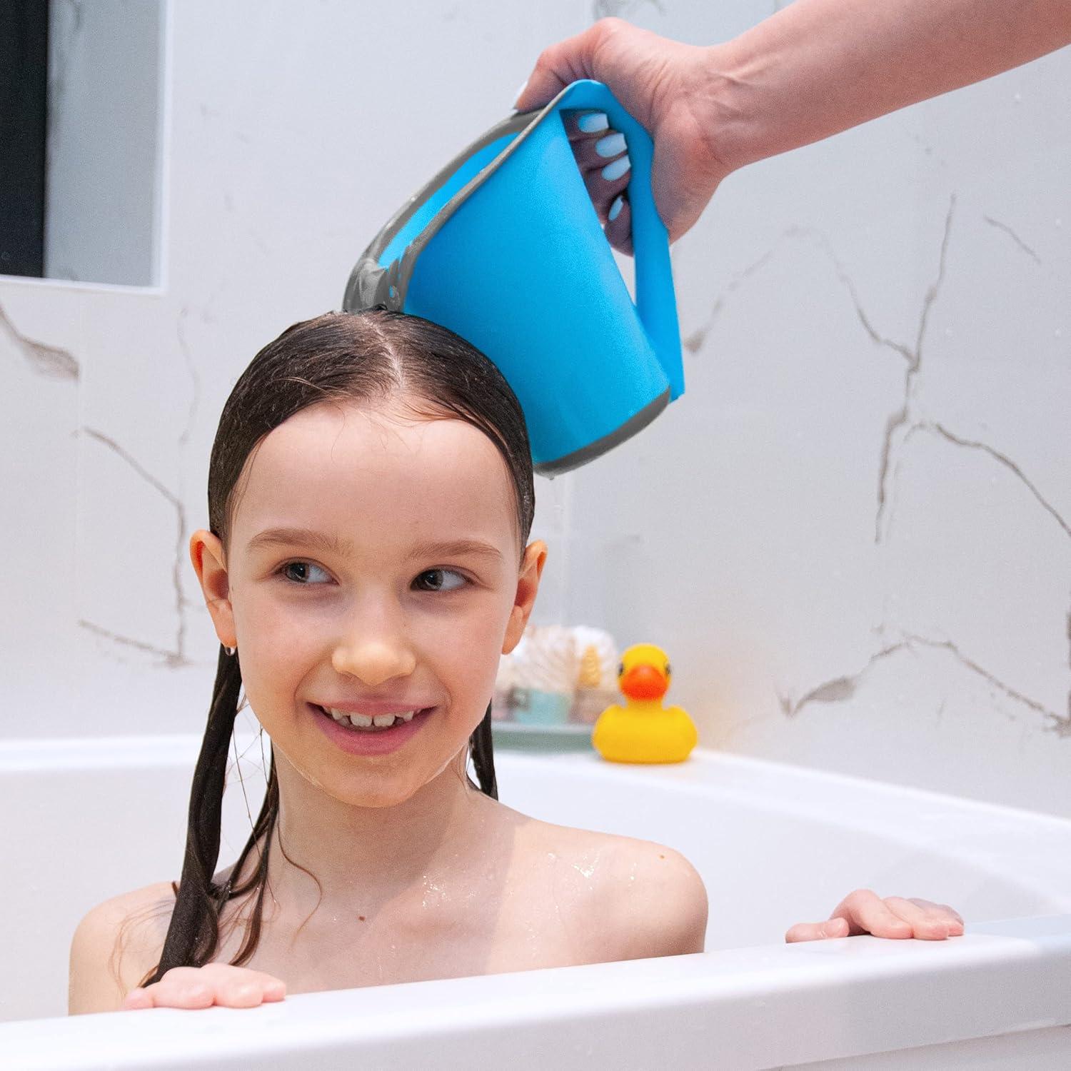 Taza de Baño Plástico 800ml Fresh Frog Cascada Azul