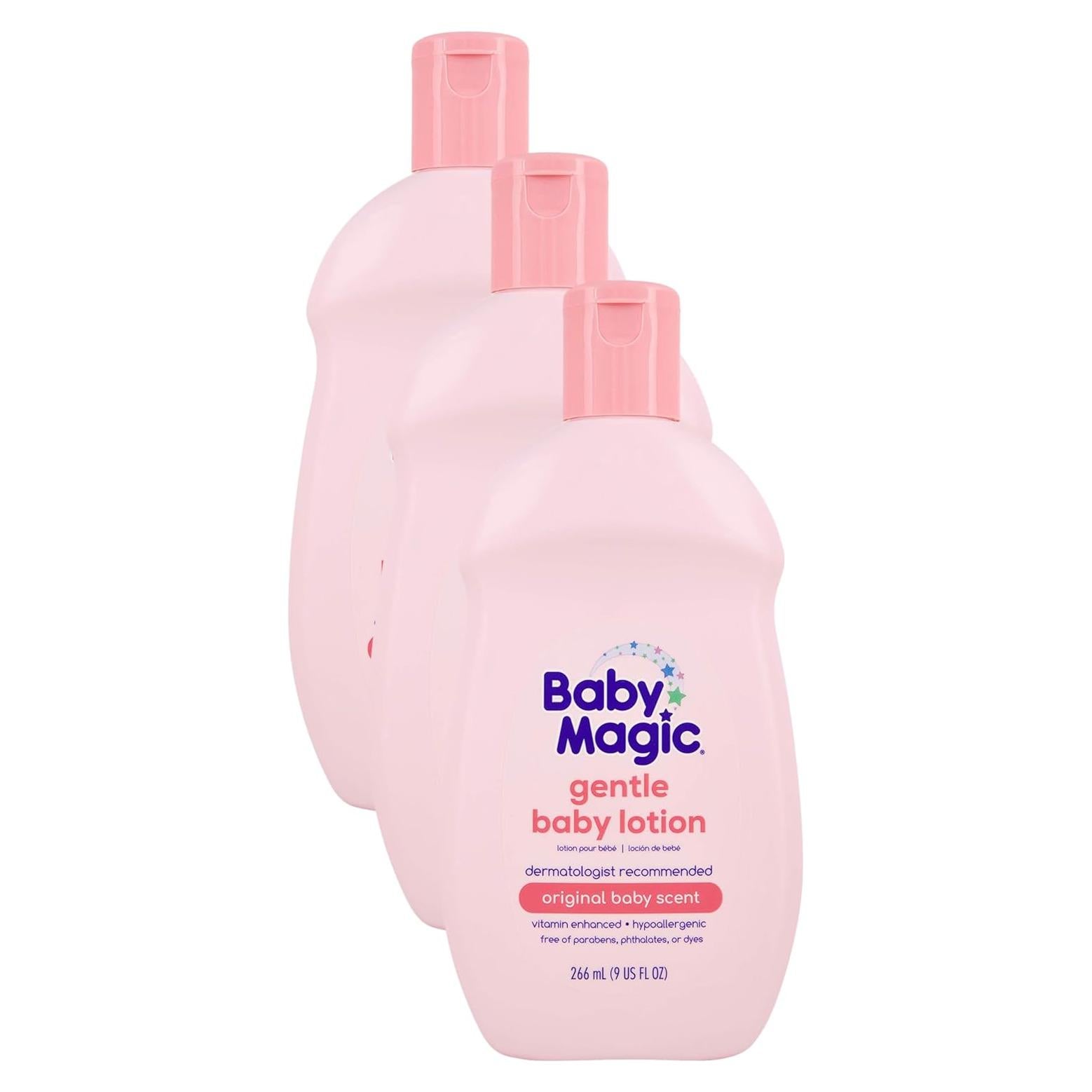 Loción Suave para Bebés Magic 255g - Hidratante con Aloe y Vitaminas