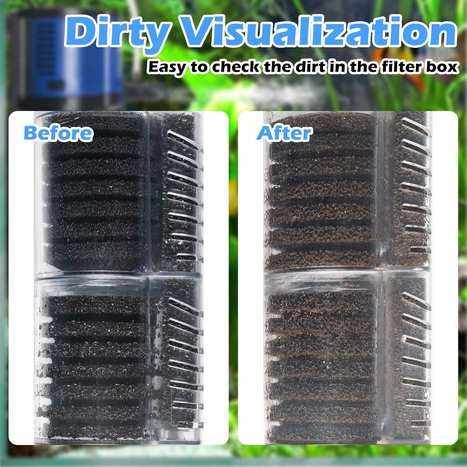 Filtro de Acuario TARARIUM 984 L/h para Tanque 132-284L