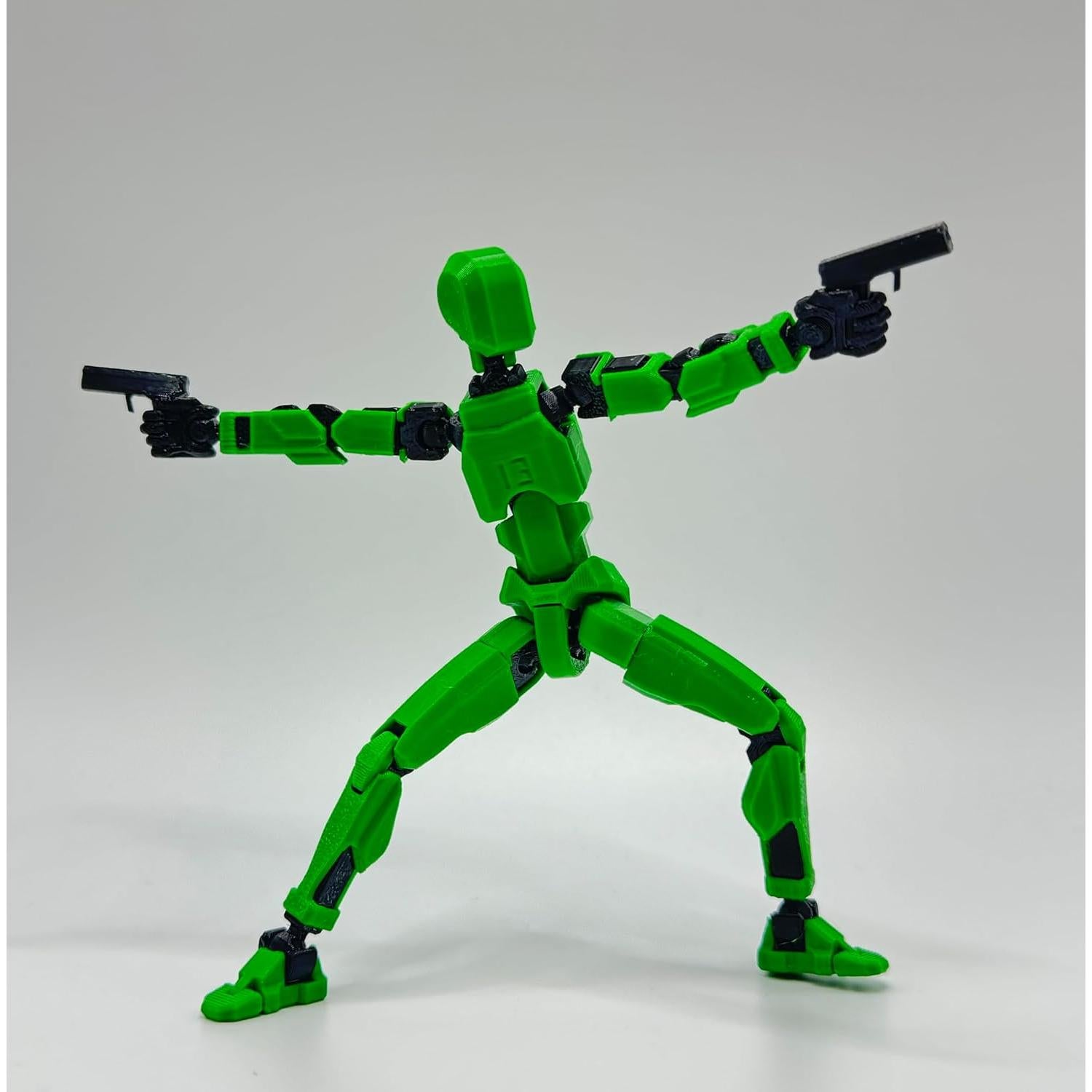 Figura de Acción Dummy13 3D Verde 14 cm con Accesorios