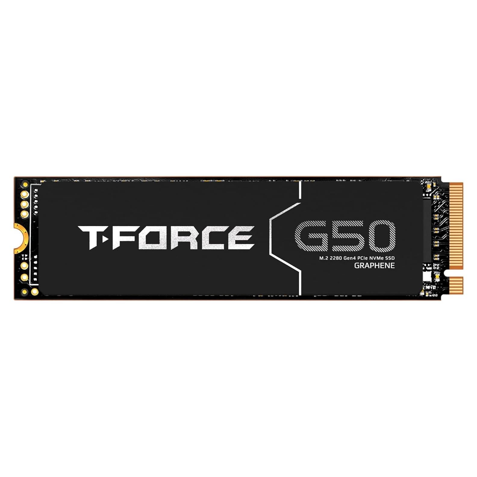 SSD TEAMGROUP T-Force G50 2TB PCIe Gen4x4 M.2 con Disipador