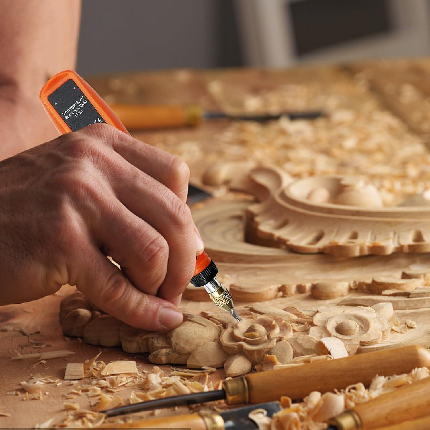 Herramienta Rotativa Inalámbrica CHOKMAX 3.7V 16000rpm con 42 Accesorios