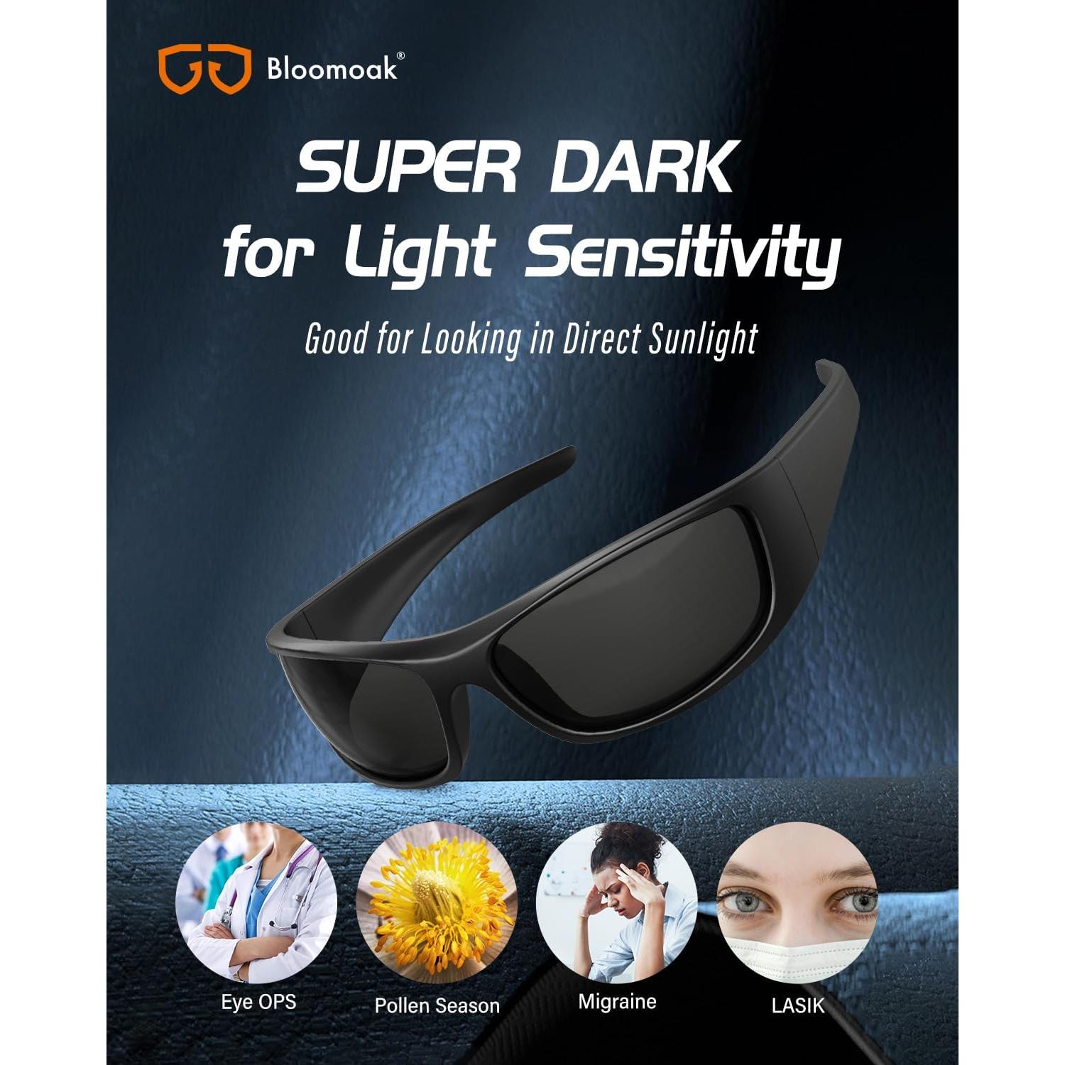 Gafas de sol polarizadas Bloomoak CAT 4 UV400 unisex negras