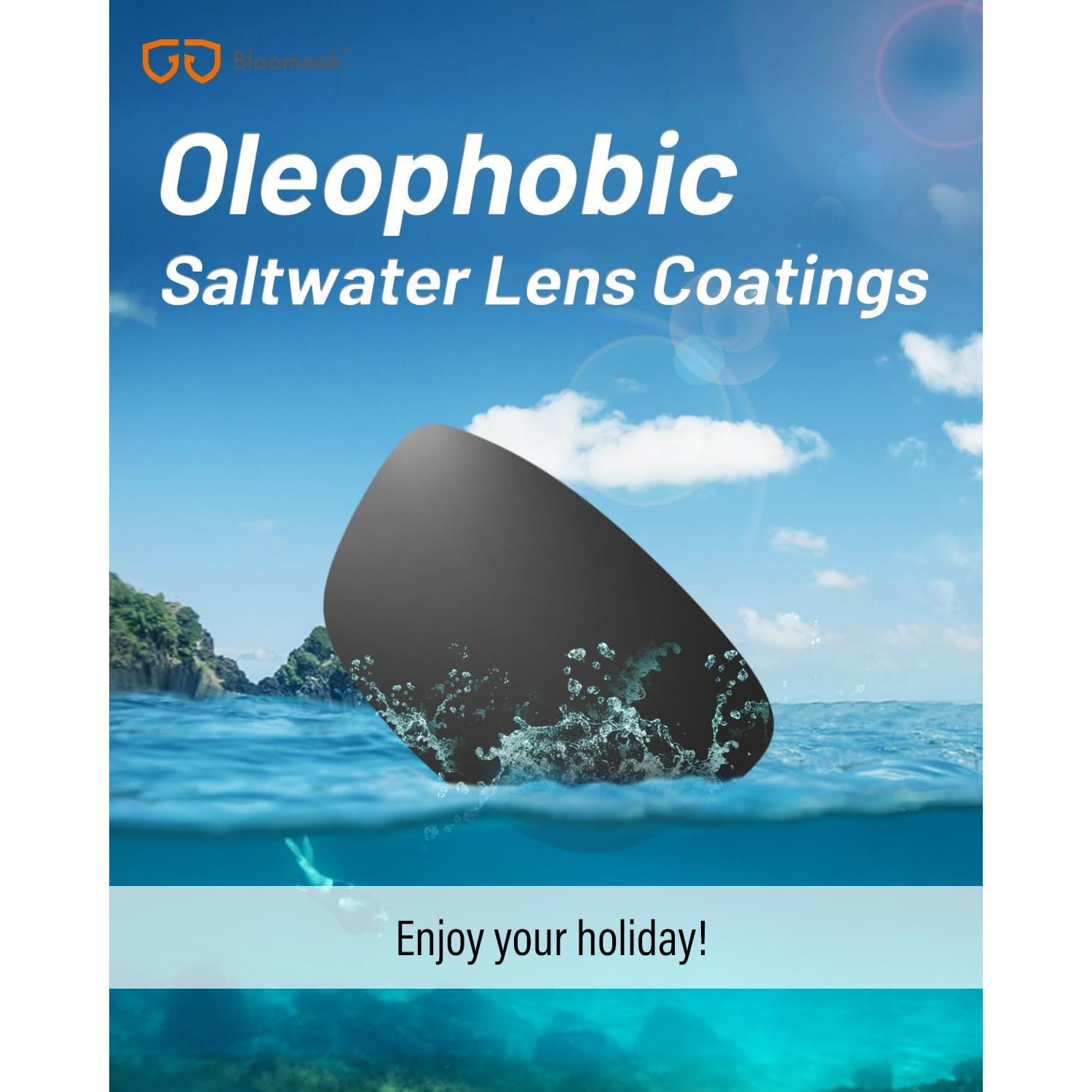 Gafas de sol polarizadas Bloomoak CAT 4 UV400 unisex negras