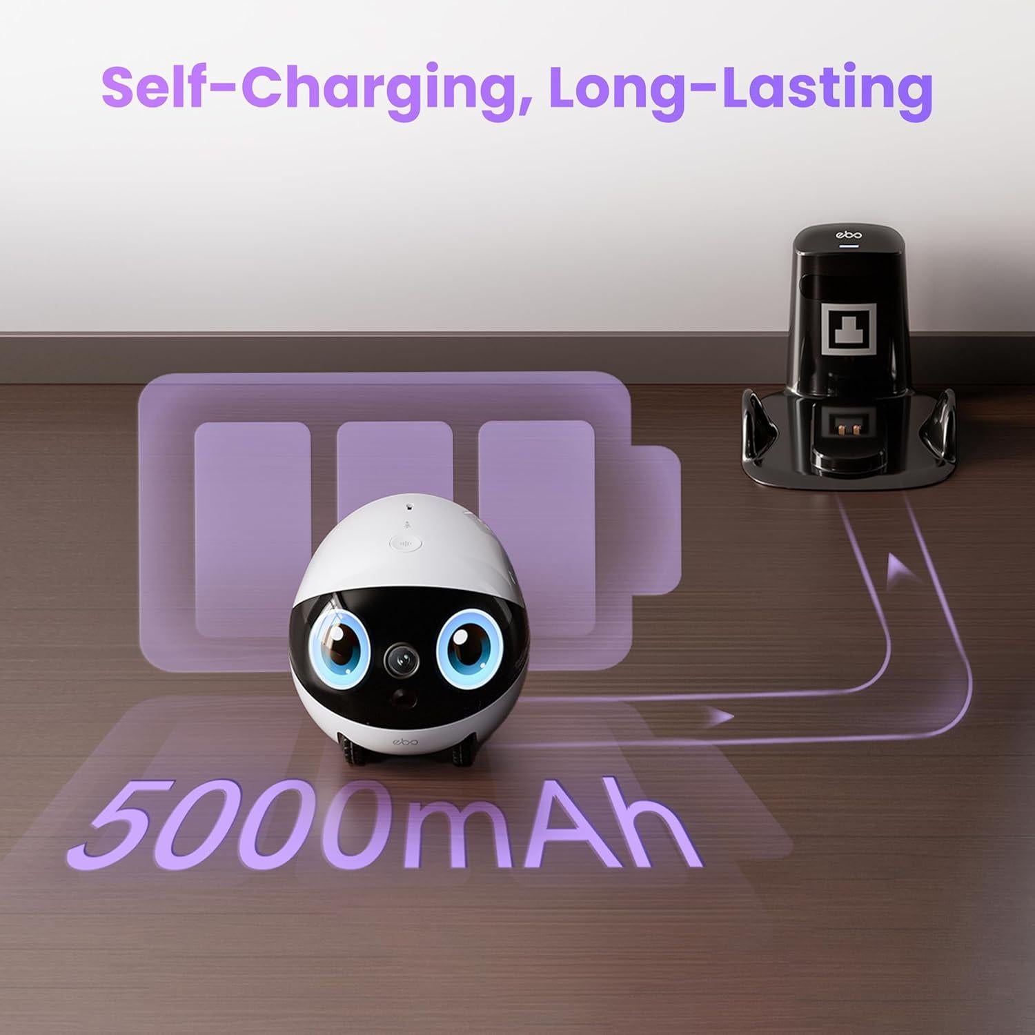 Cámara Robot Móvil Enabot EBO Air 2 Plus Gris 3K AI