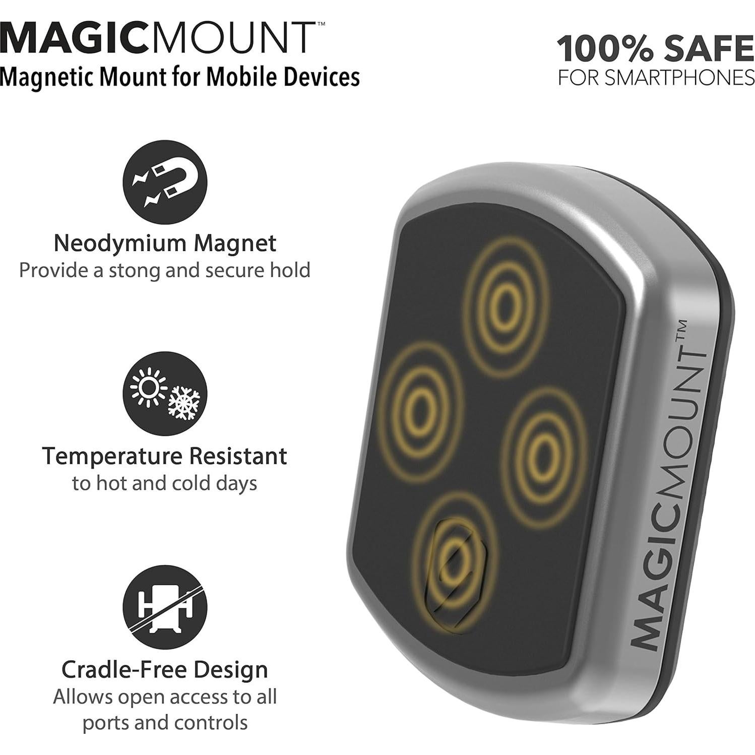 Soporte Magnético para Teléfono Scosche MP12VPD2-XTSP 30W Carga Rápida