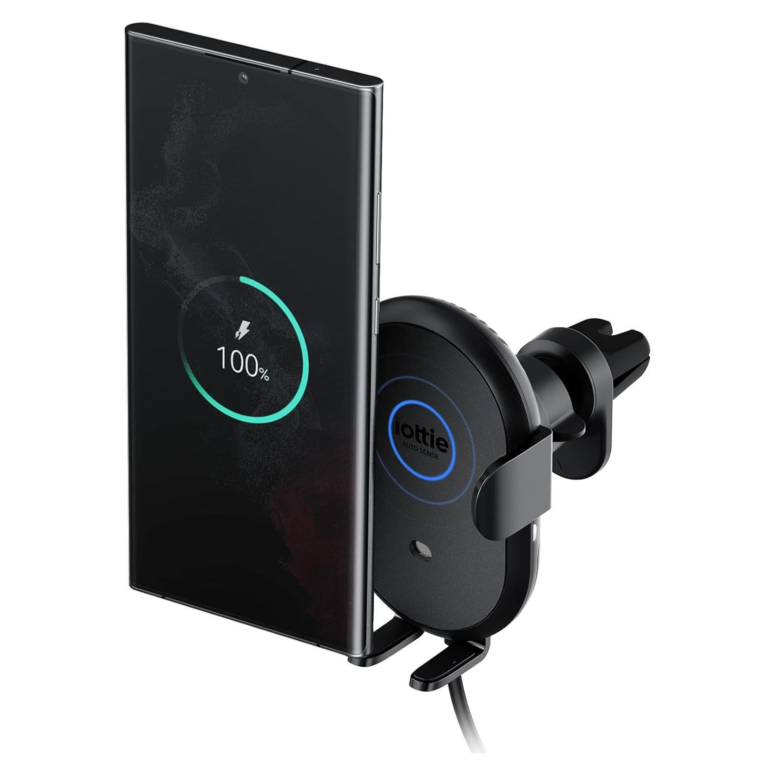Soporte de teléfono iOttie Auto Sense 2 con carga Qi