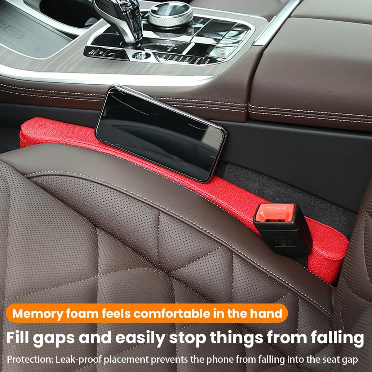 Relleno de Espacio entre Asientos XINLIYA 2 Piezas Rojo