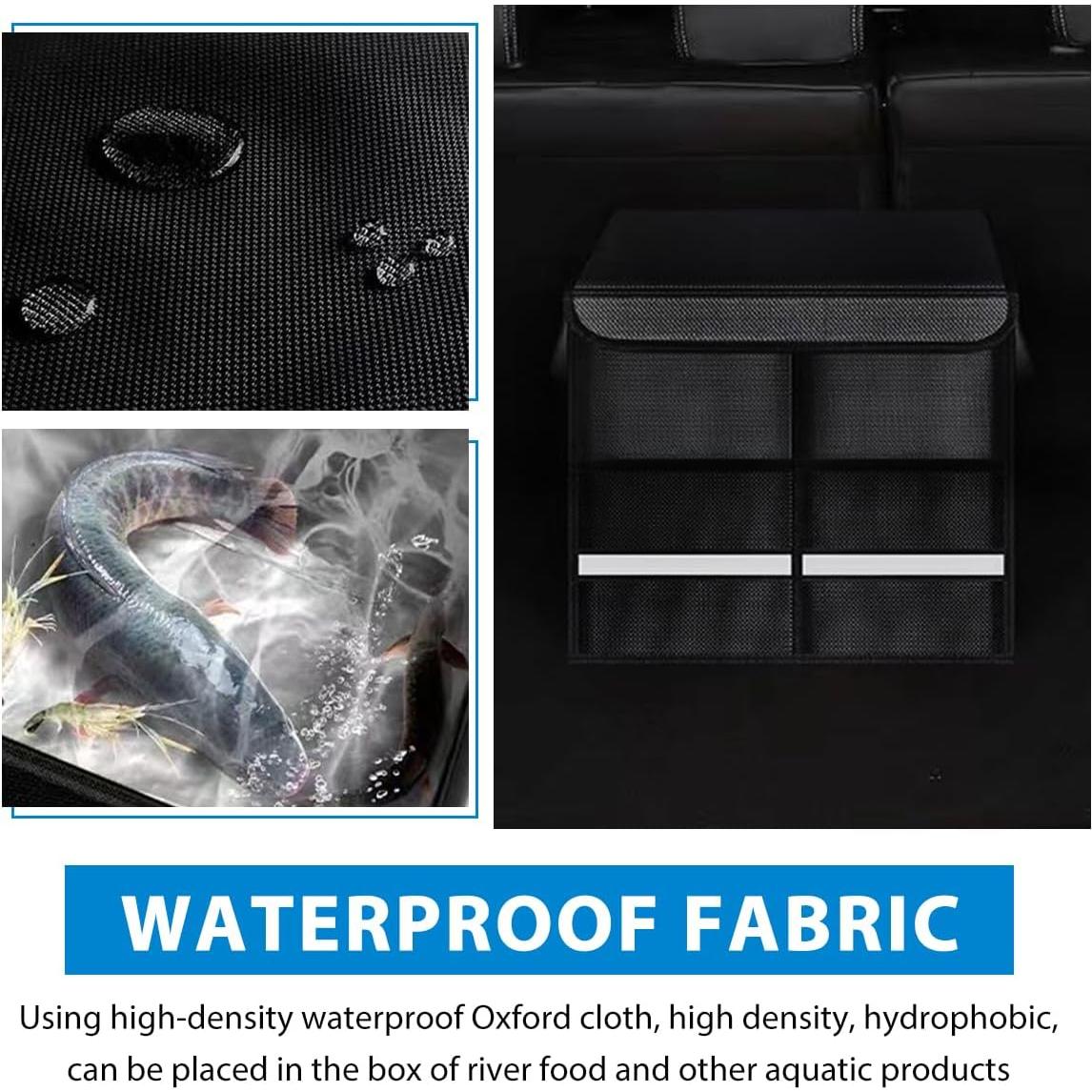 Organizador de Maletero de Coche BWBWND 28L Impermeable Plegable