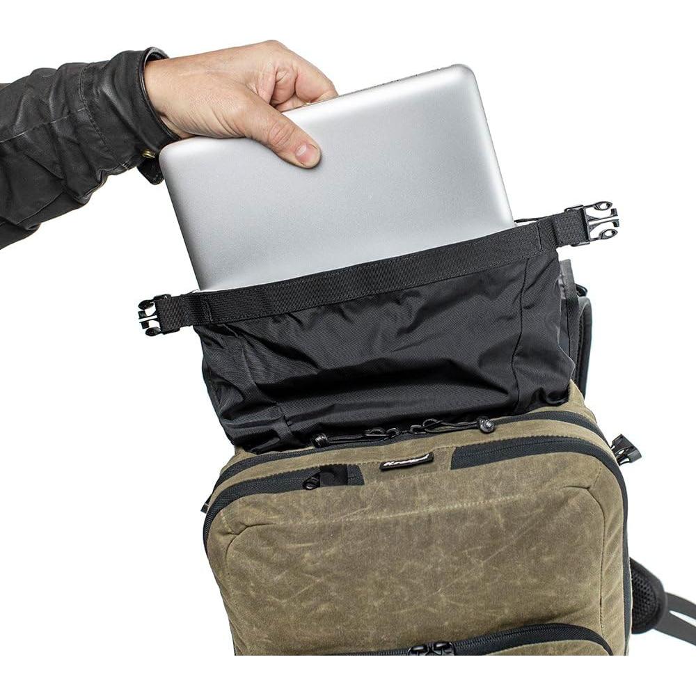 Mochila Kriega Roam 34L Negra - Impermeable y Expandible