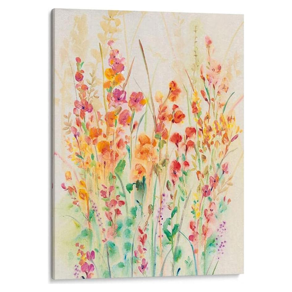 Lienzo Brillante Floral II Canvas Lab 40.6 x 30.5 cm Decoración