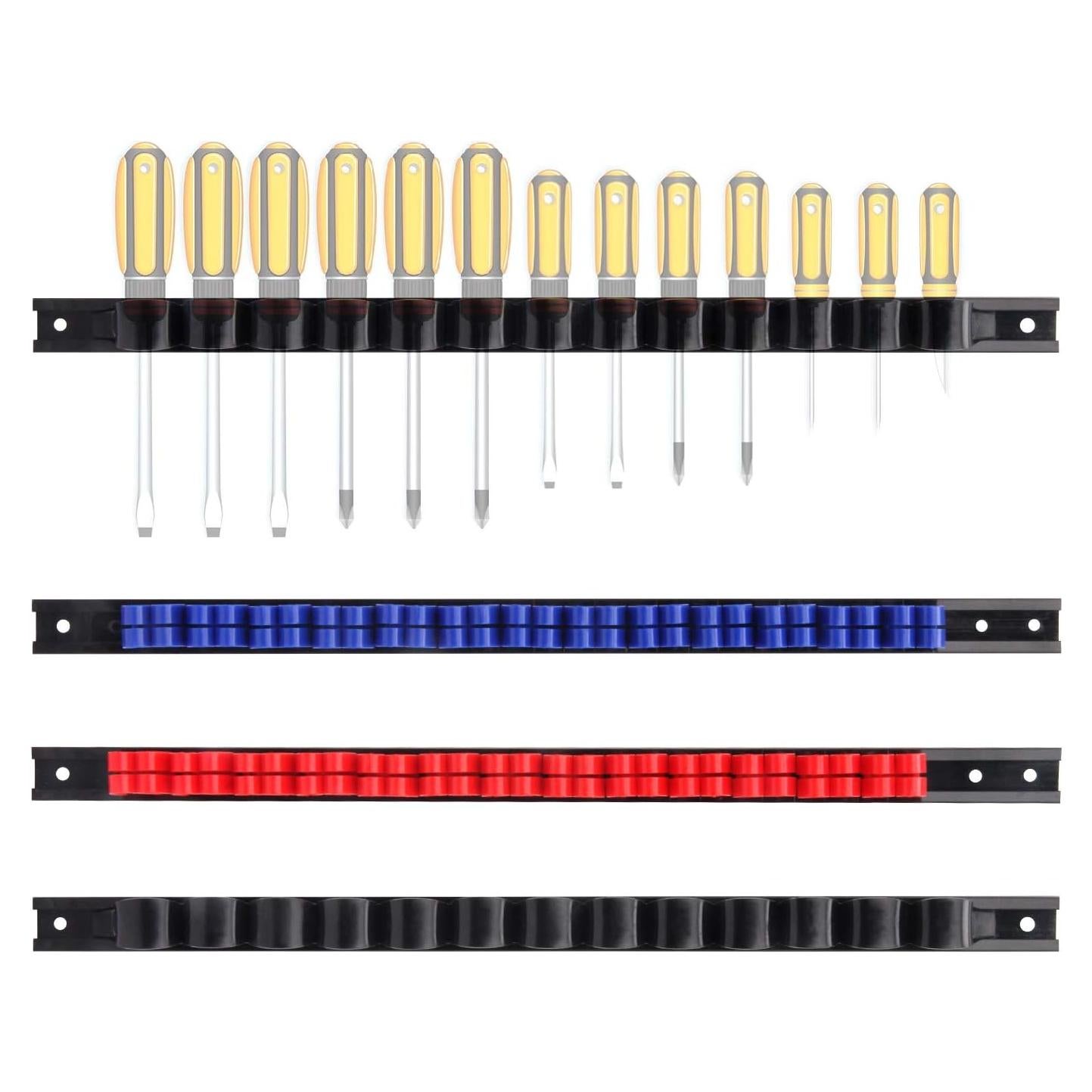 Organizador de Destornilladores y Llaves CASOMAN 4 Pcs Montaje en Pared