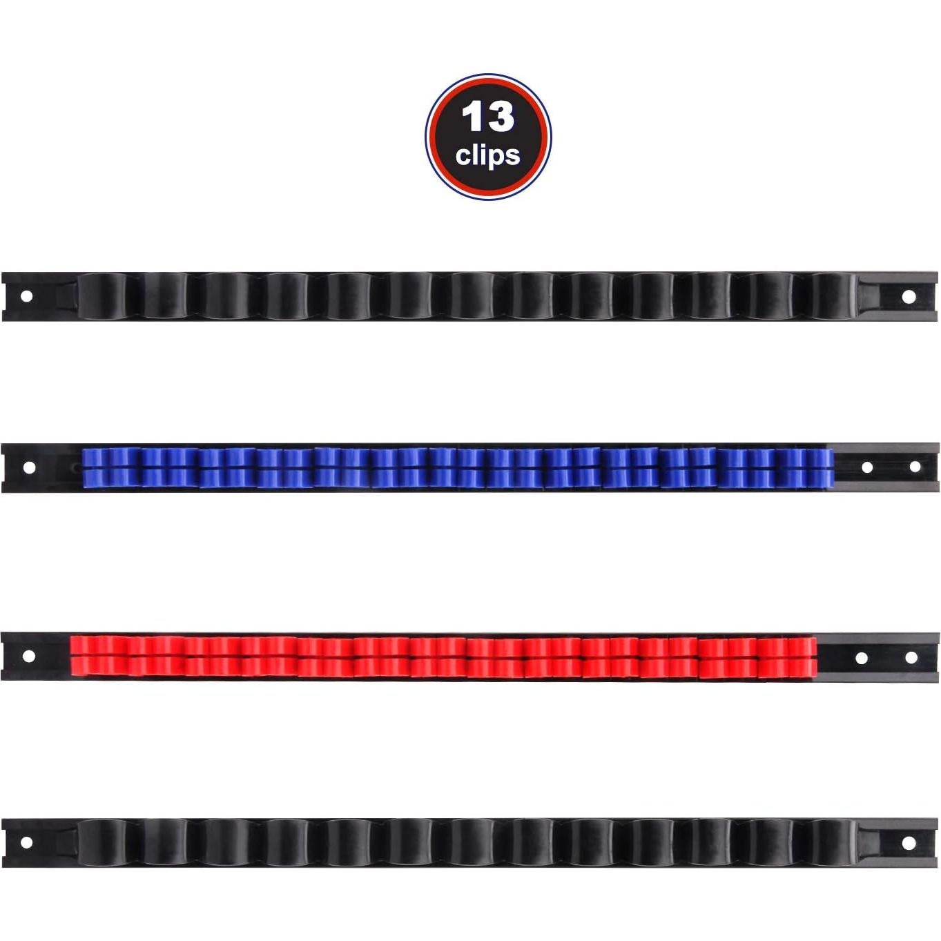 Organizador de Destornilladores y Llaves CASOMAN 4 Pcs Montaje en Pared
