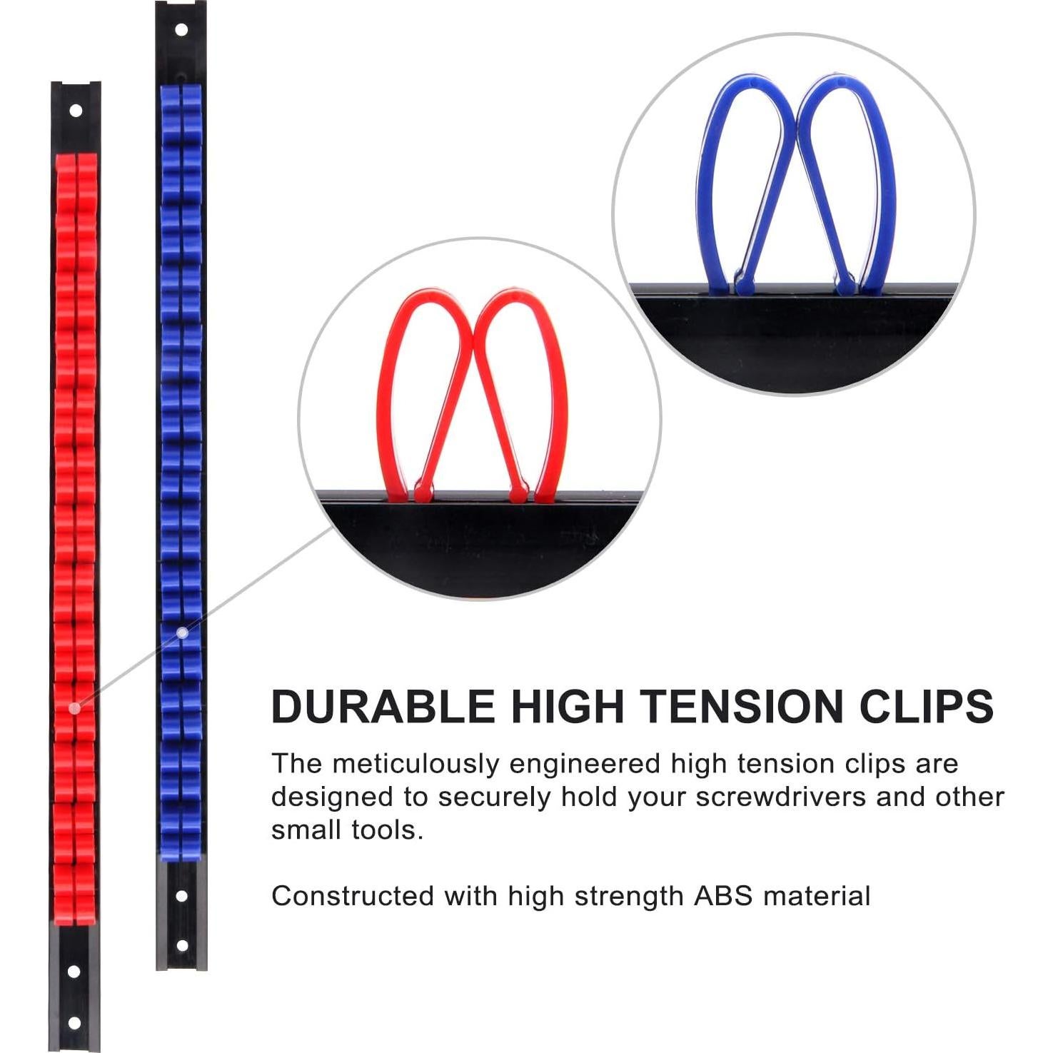 Organizador de Destornilladores y Llaves CASOMAN 4 Pcs Montaje en Pared