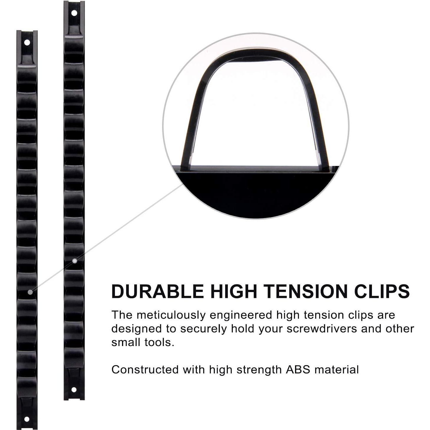 Organizador de Destornilladores y Llaves CASOMAN 4 Pcs Montaje en Pared