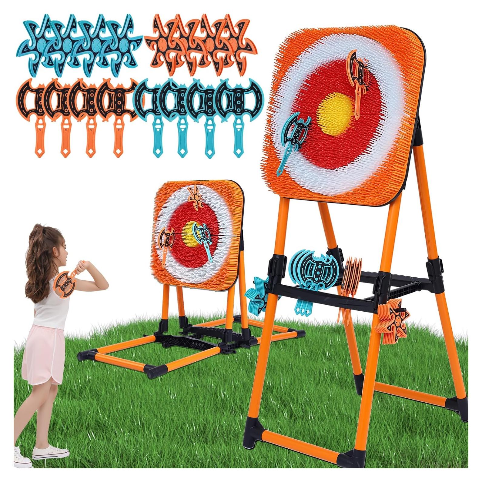 Juego de Lanzamiento de Hachas NUCTKP HTB845 con 8 Hachas