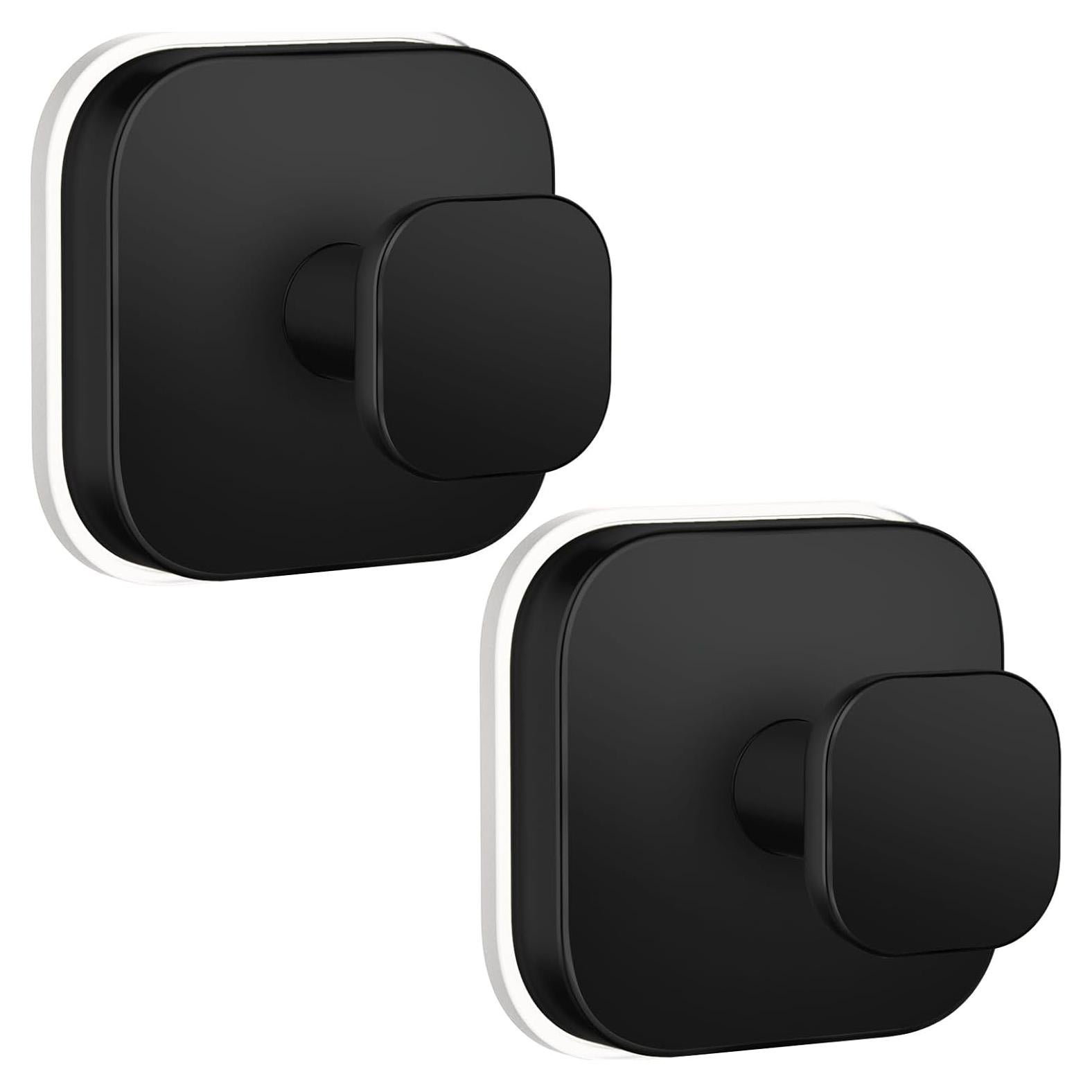 Ganchos de Ventosa BKV Negros 2 Paquete Alta Resistencia