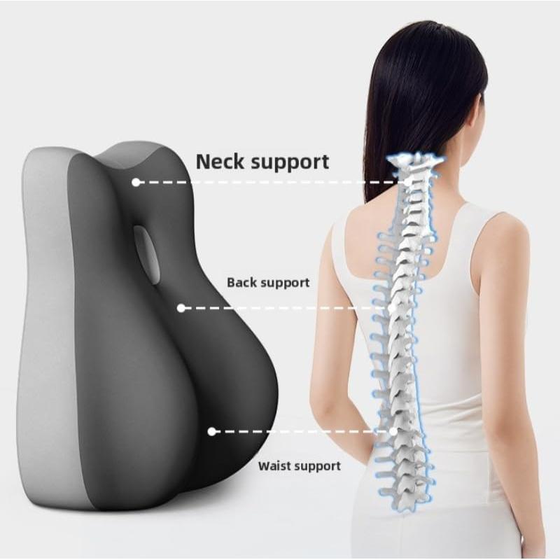 Cojín Ergonómico Genérico YFD para Embarazo Doble-Gris