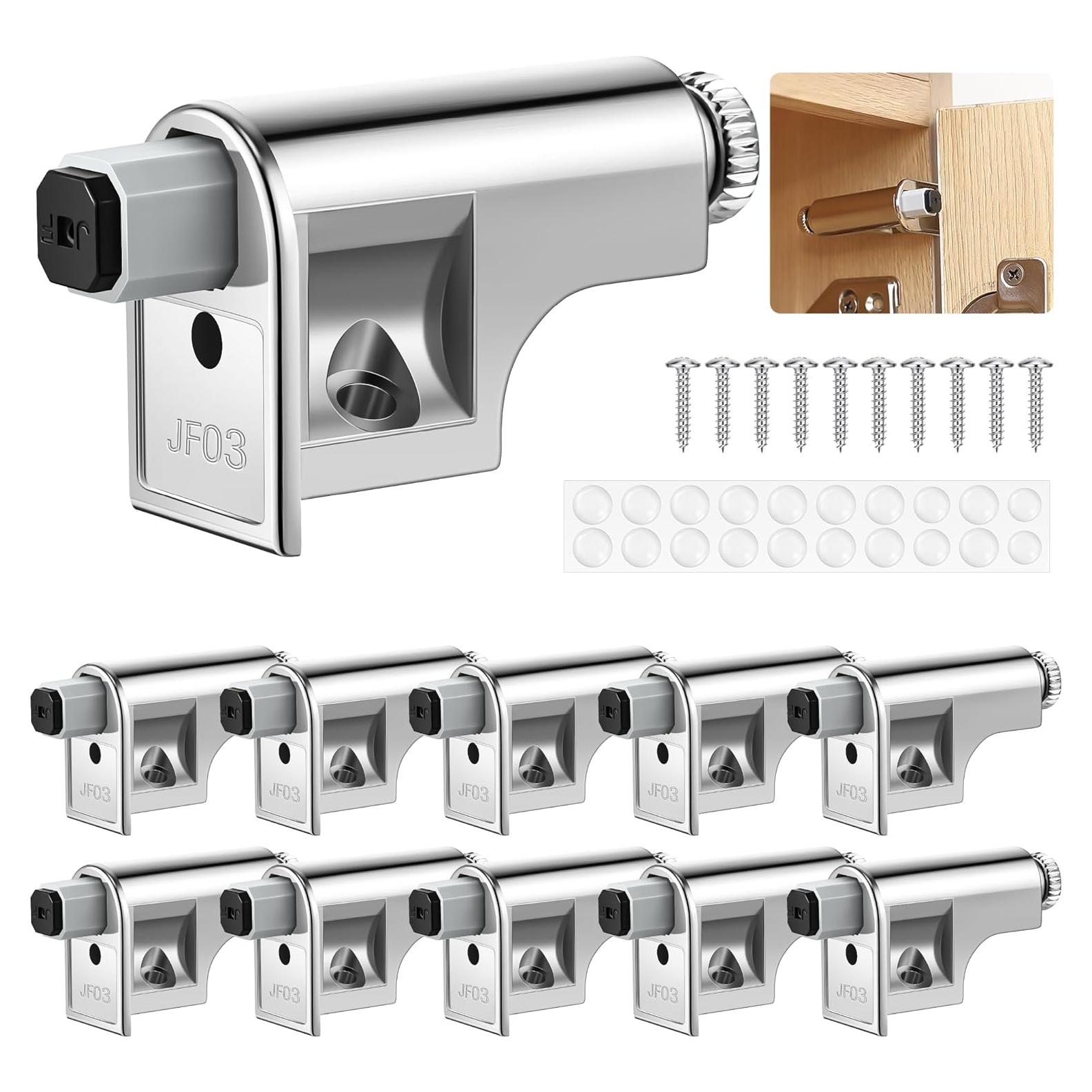 Bisagras de Cierre Suave Hohean - 10 Piezas Plateadas