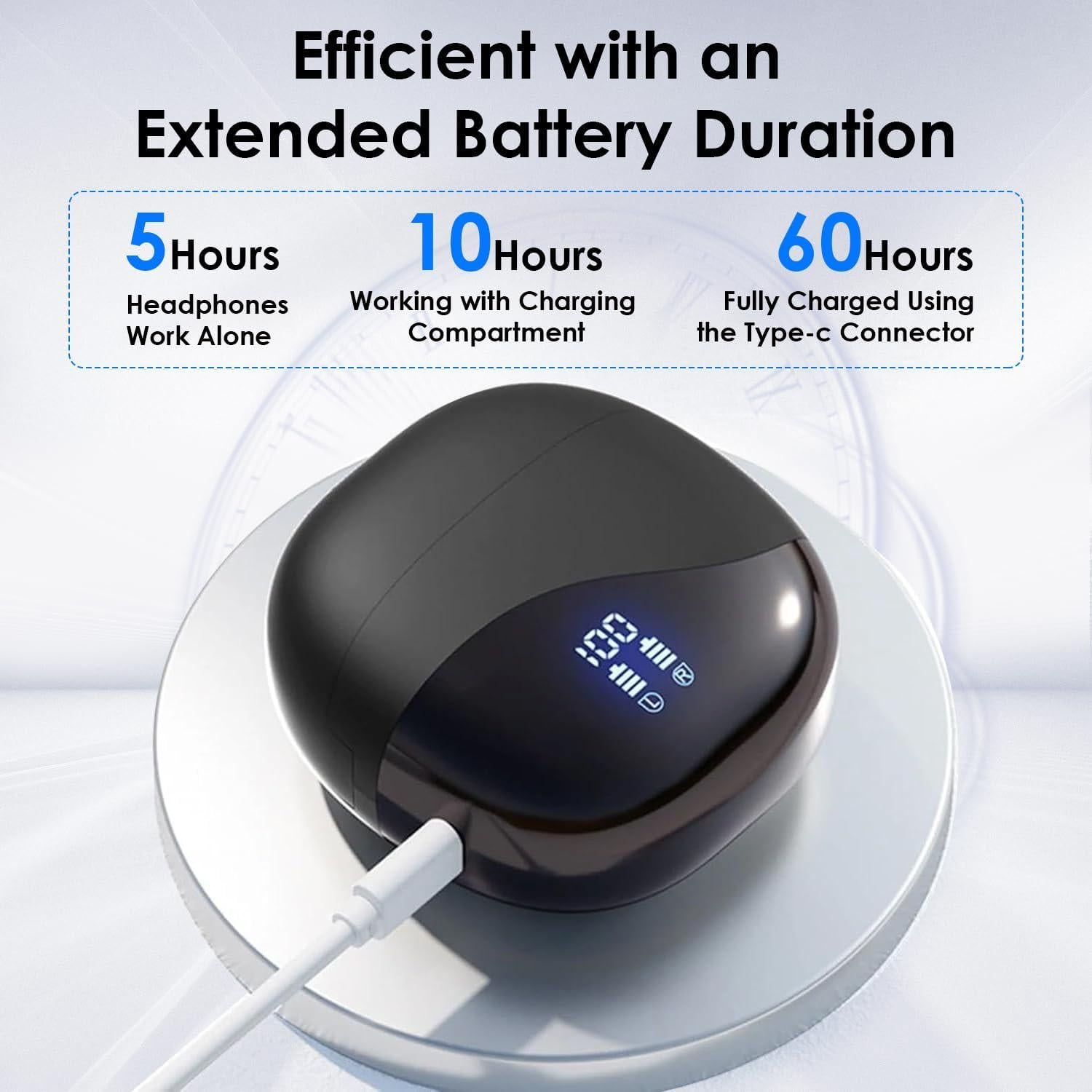 Auriculares Traductores AI Genérico 144 Idiomas Bluetooth Negro