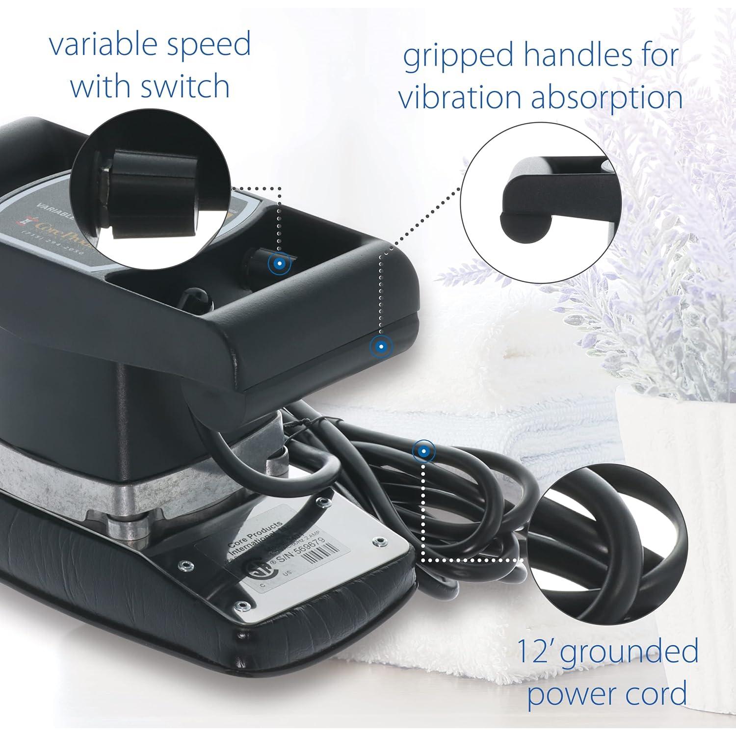 Masajeador Jeanie Rub Core Products - Tejido Profundo 500-4600 RPM