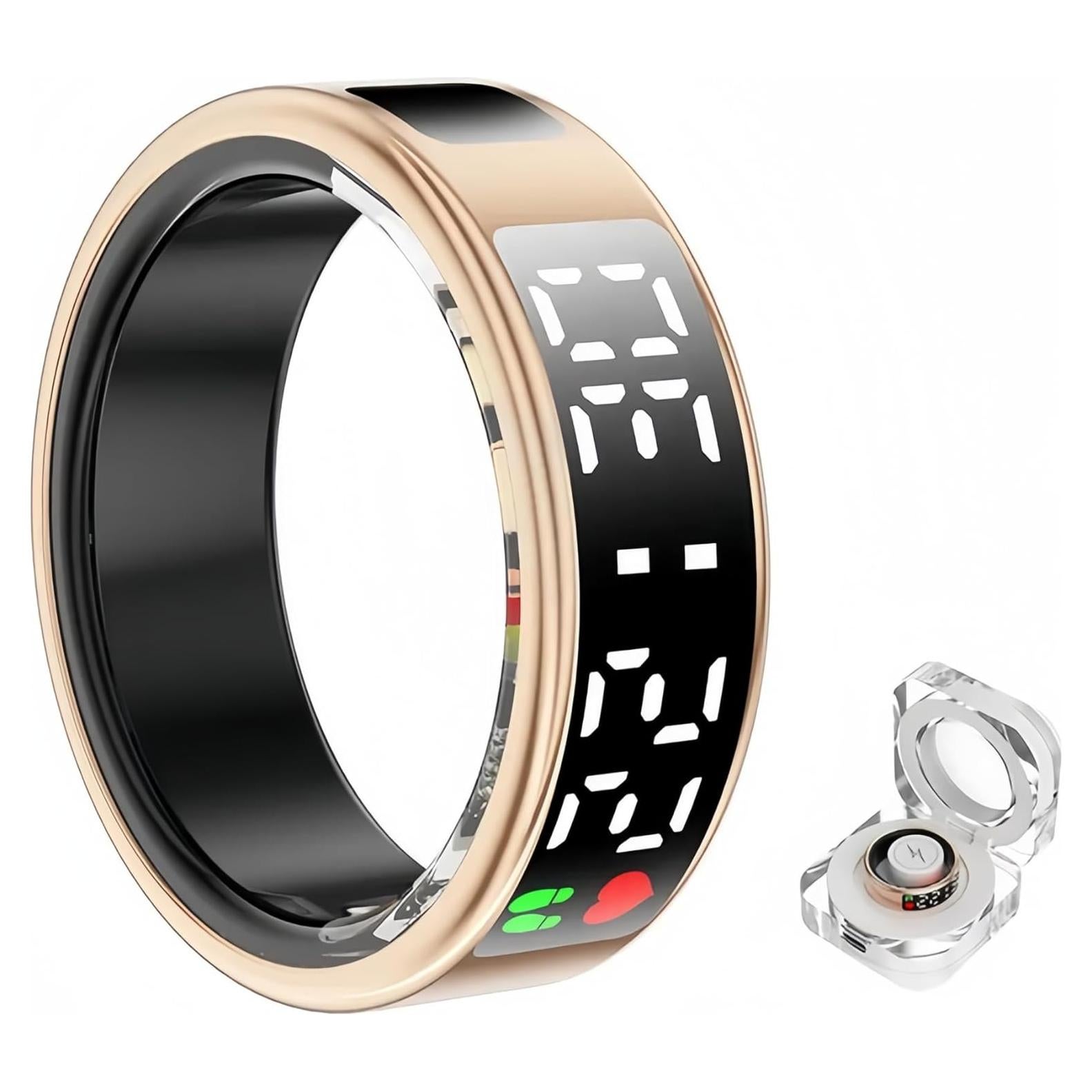 Anillo Inteligente Ylivopo SR08 Oro 8 - Rastreador de Salud