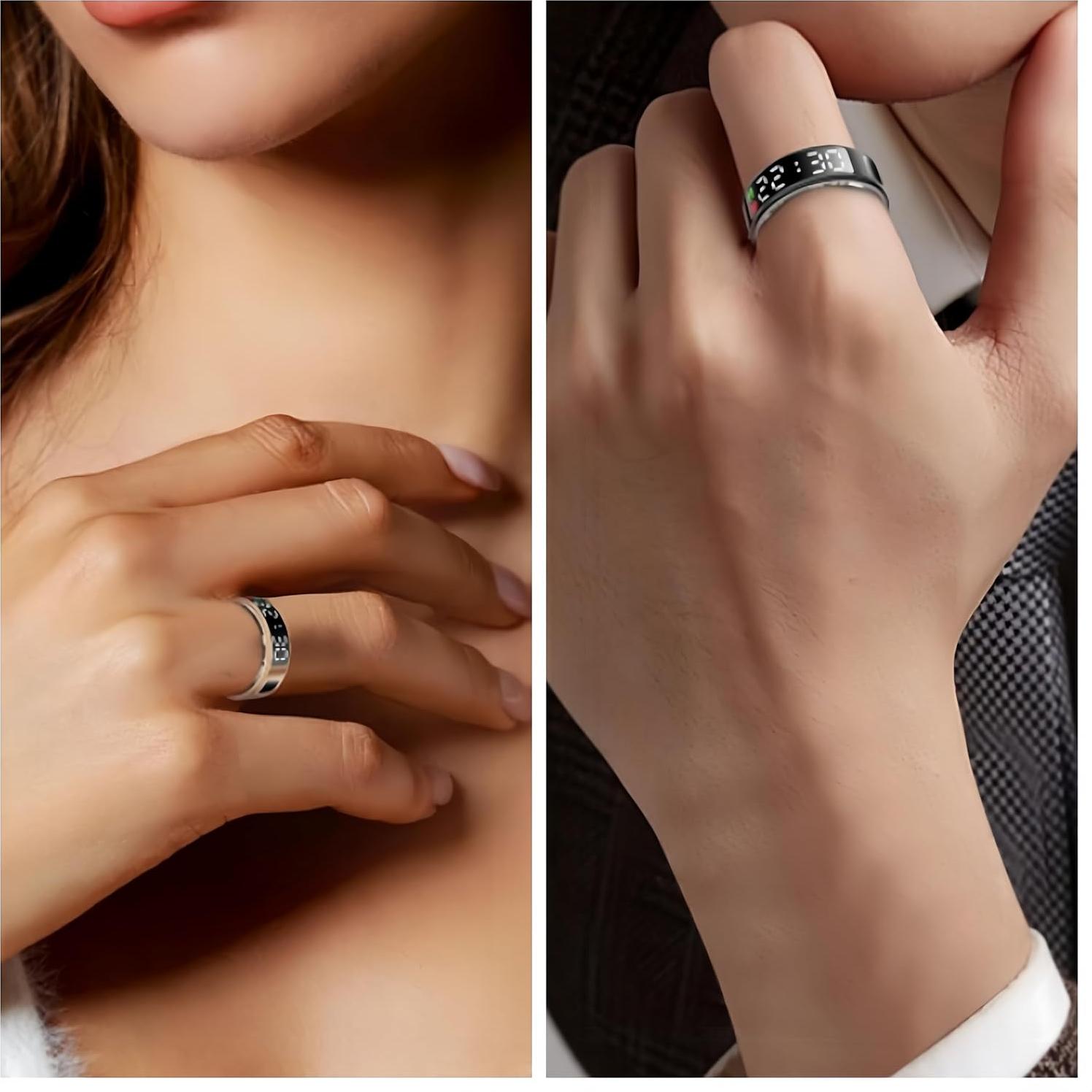 Anillo Inteligente Ylivopo SR08 Oro 8 - Rastreador de Salud