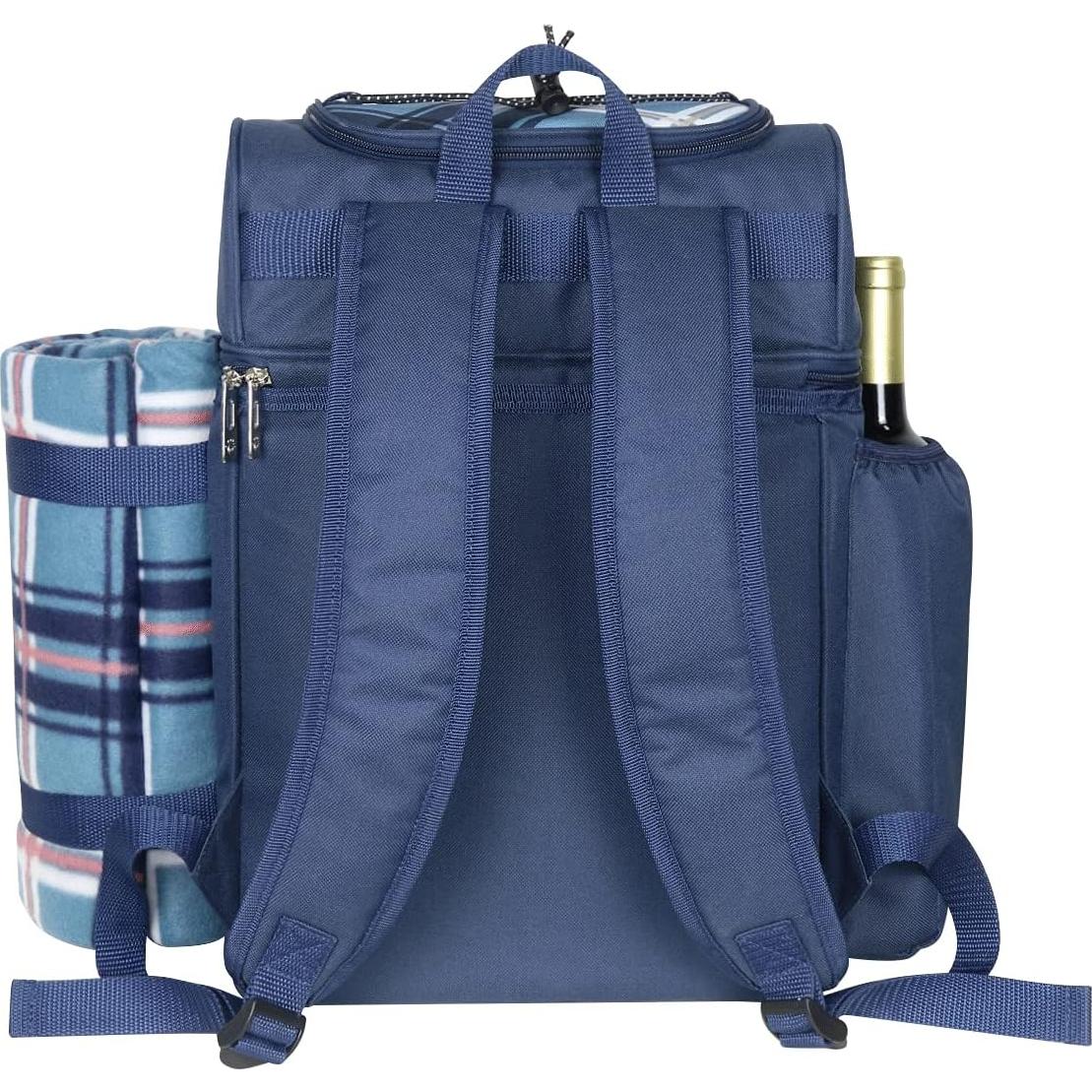 Mochila de Picnic Hap Tim para 2 Personas Azul 13.5L