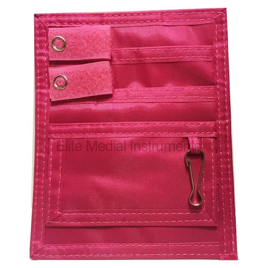 Organizador de Bolsillo Scrub Nylon Elite Medical Rosa 5 Bolsillos