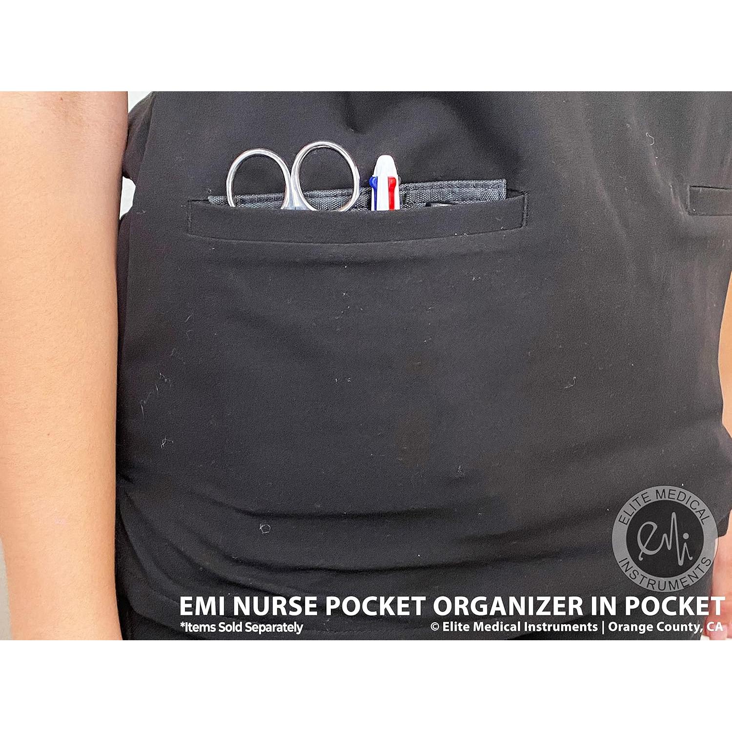 Organizador de Bolsillo Scrub Nylon Elite Medical Rosa 5 Bolsillos