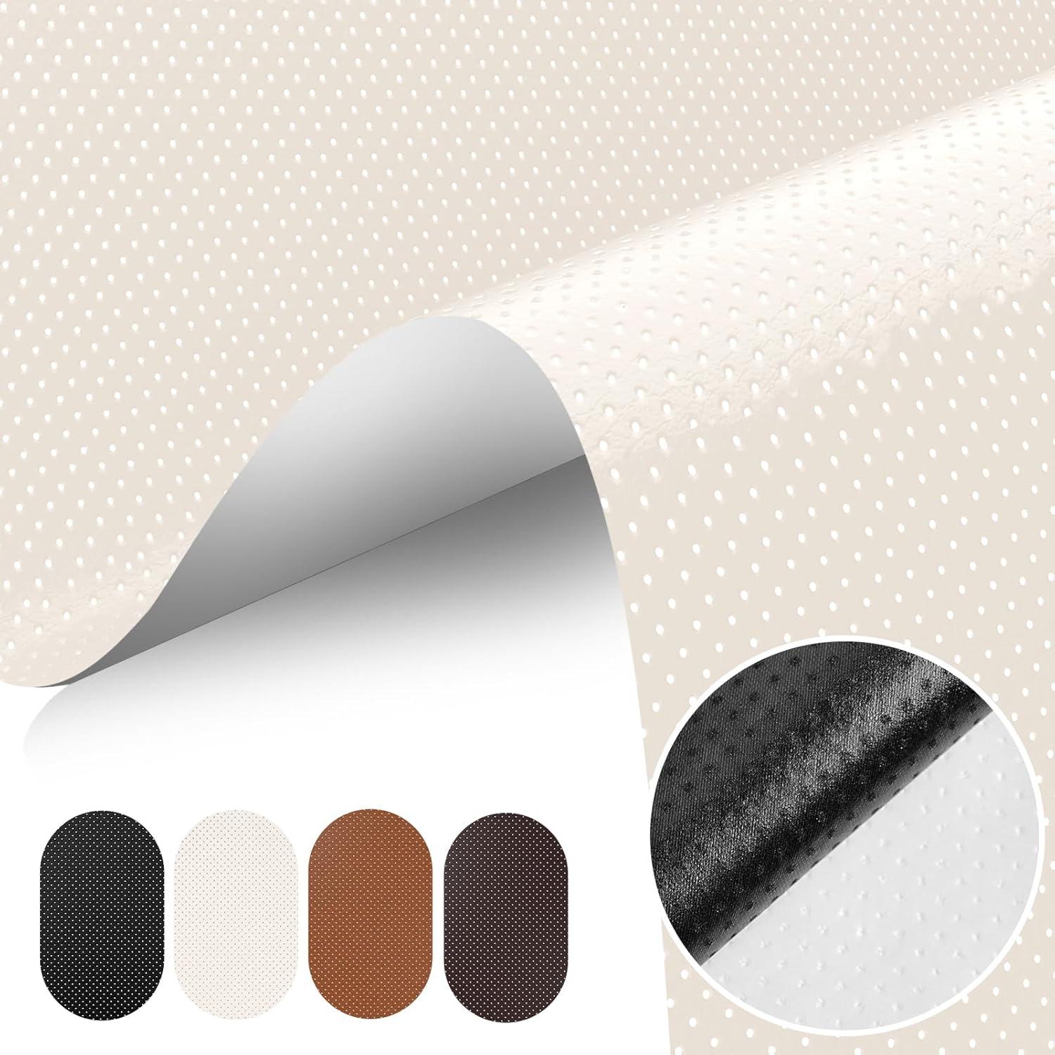 Parche de Reparación de Cuero JuCheng 20x200 cm Beige Autoadhesivo