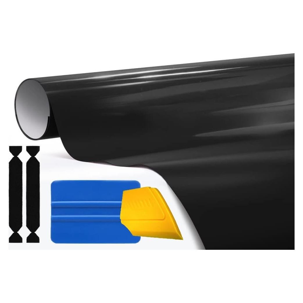 Vinilo 3M 1080 Gloss Negro 0.30m x 1.52m con Kit de Herramientas