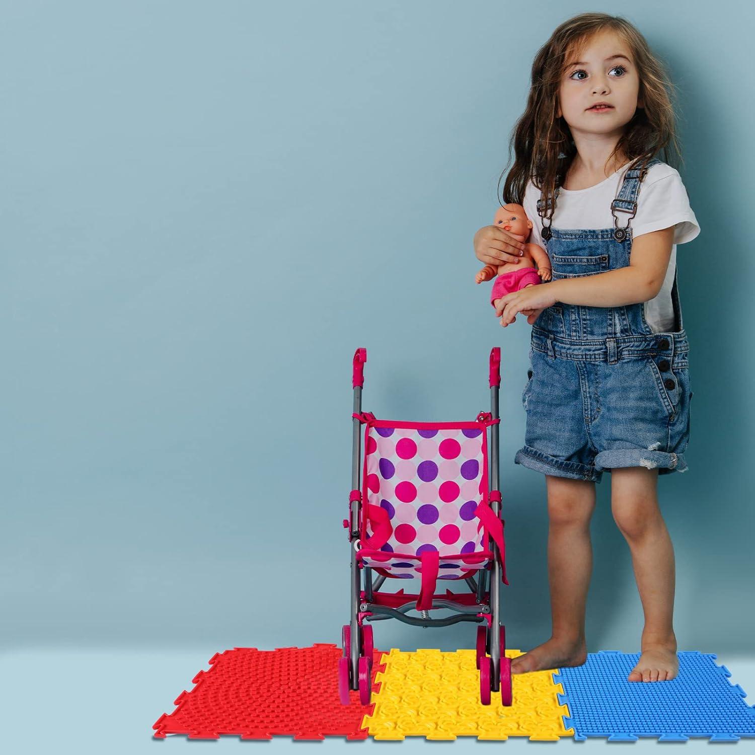 Alfombra Sensorial 7 Pcs Maitys para Niños Autistas 25x25 cm