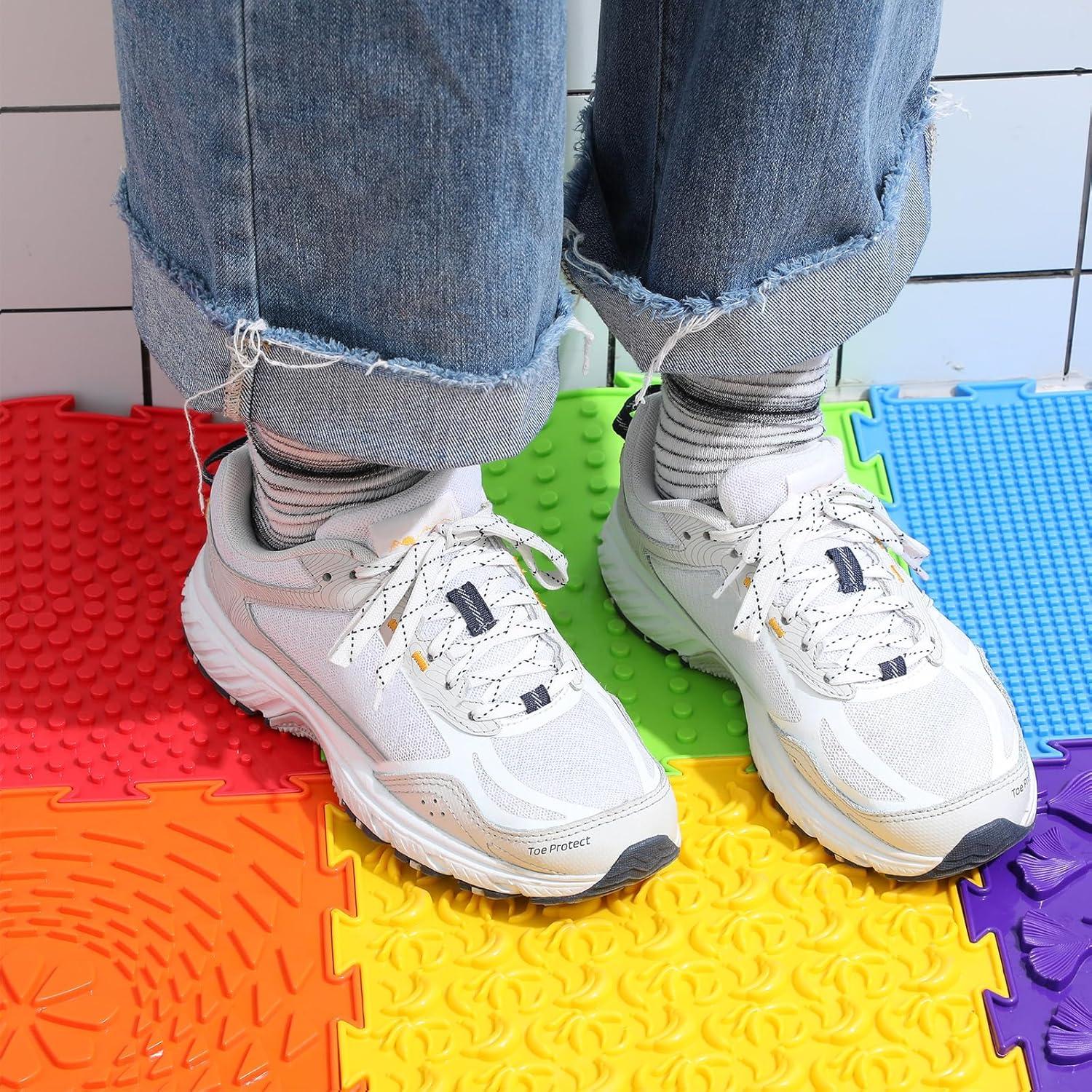 Alfombra Sensorial 7 Pcs Maitys para Niños Autistas 25x25 cm