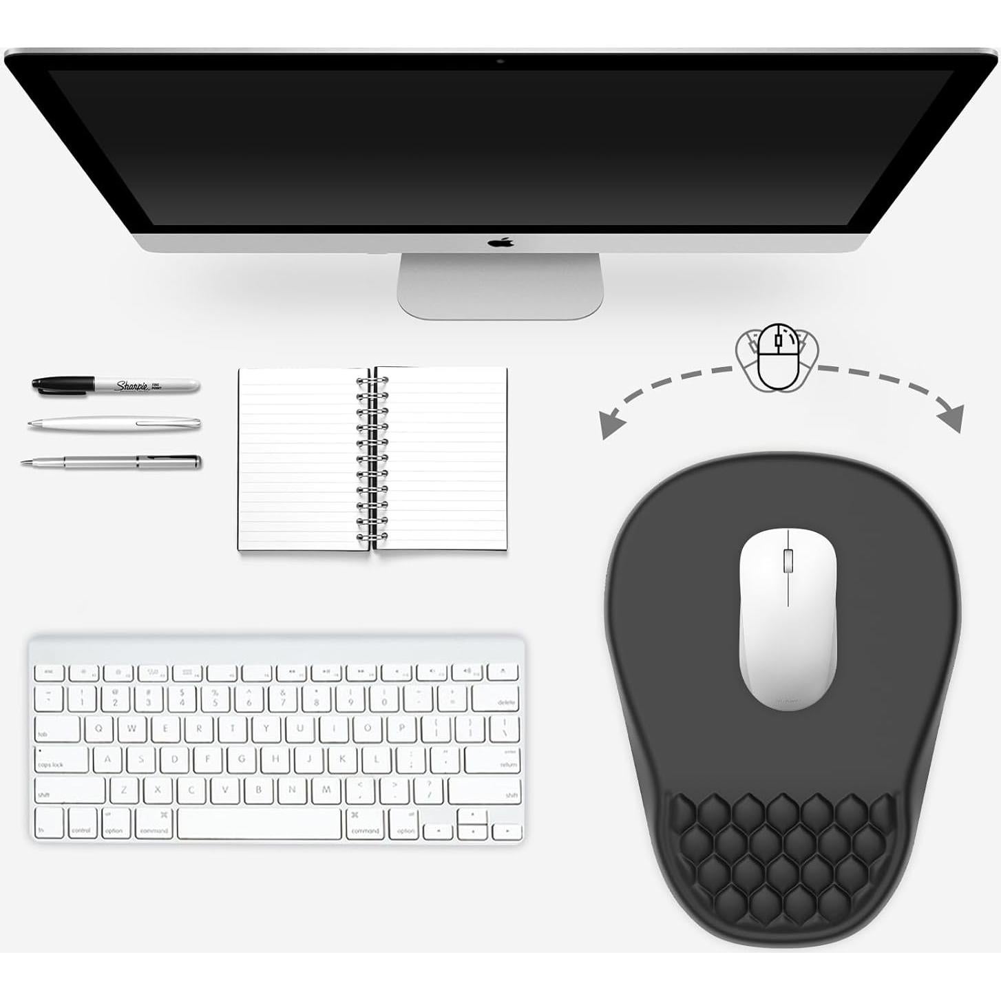 Soporte de Muñeca Ergonómico YISHIYOUNI con Espuma de Memoria