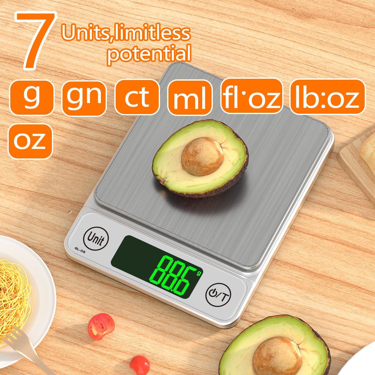 Báscula de Cocina Digital GanLin 3000g/0.1g Pantalla LCD