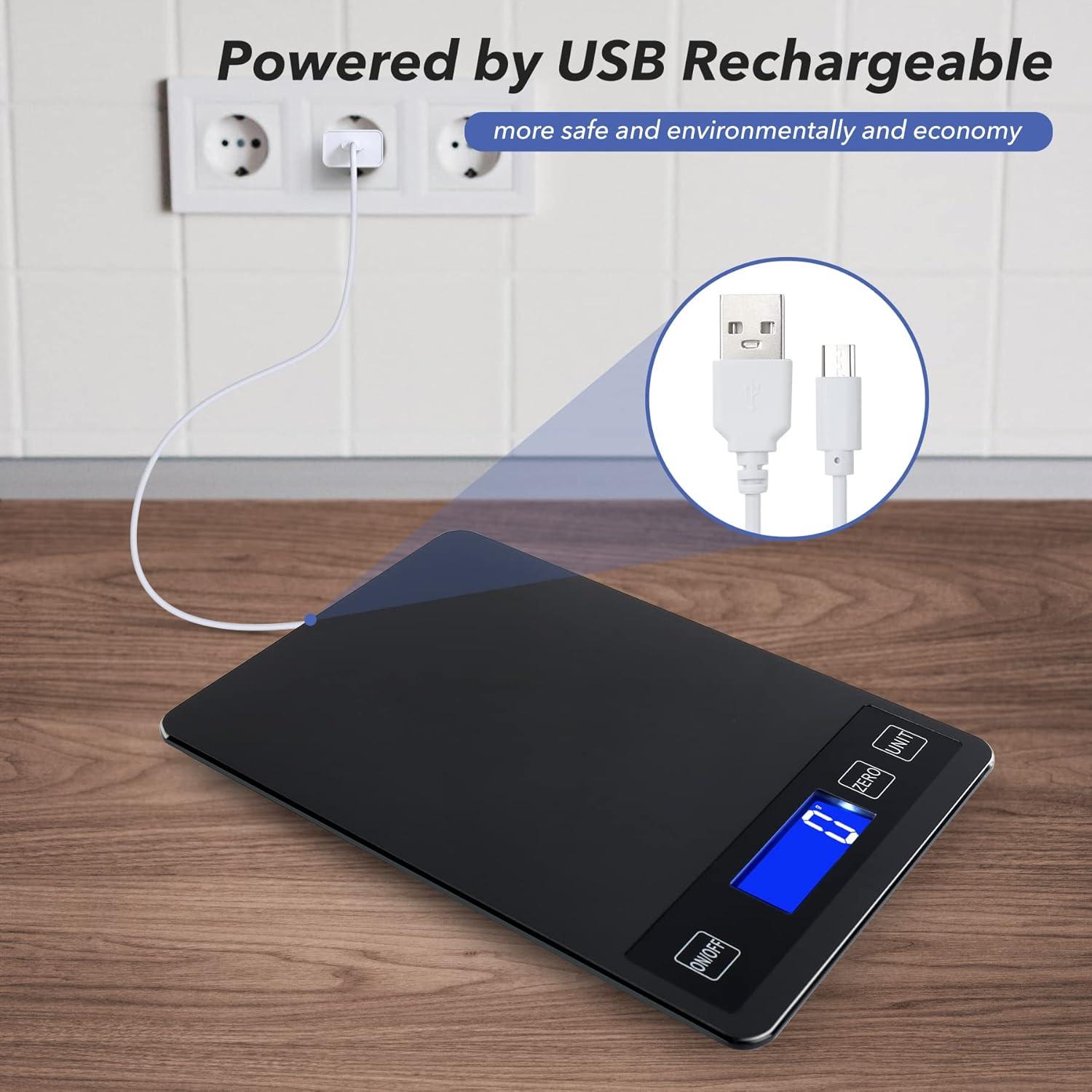 Escala Digital de Cocina VIRENZZO 15kg Acero Inoxidable LCD