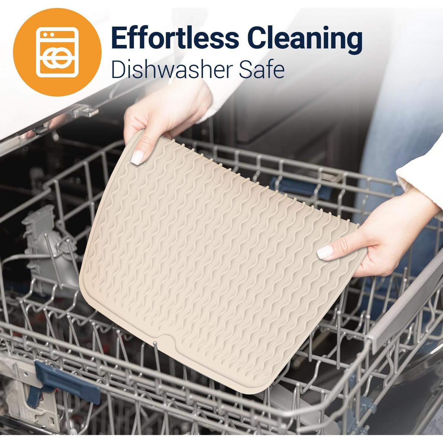 Alfombrilla de Secado de Platos Silicona Linda's Essentials 40.6x30.5cm