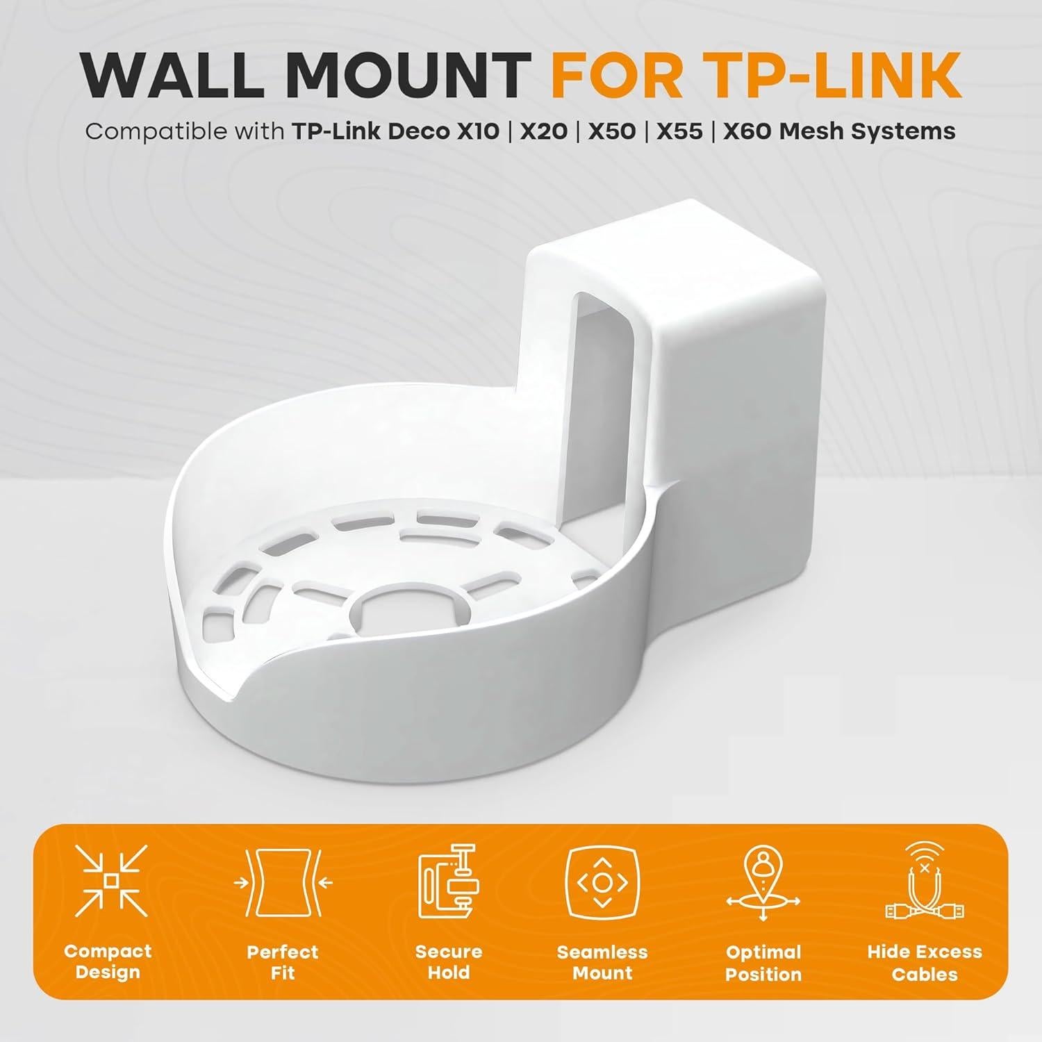 Soporte de pared Bangcheer para TP-Link Deco X20 X60 X50 X55
