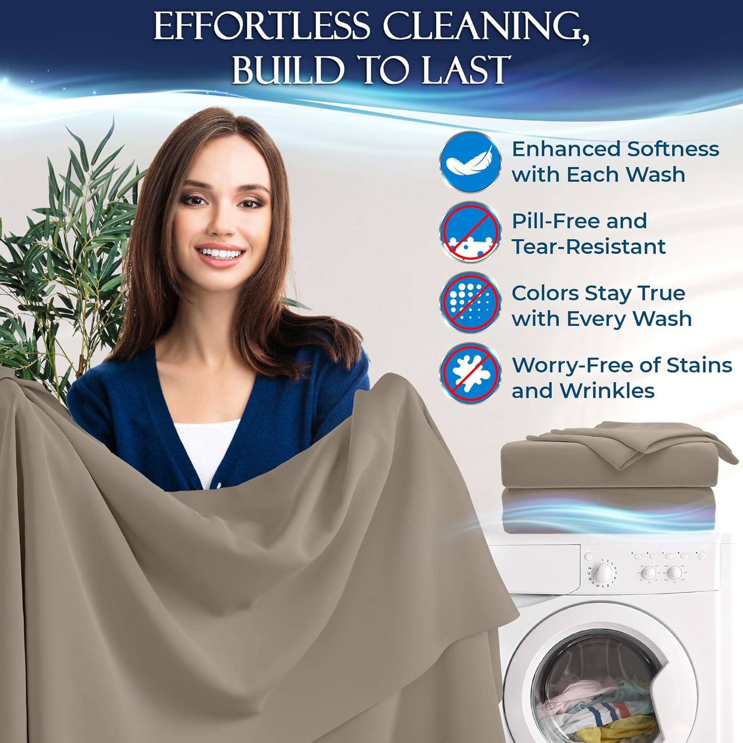 Juego de Sábanas Cooling DECOLURE Individual 3 Piezas Beige