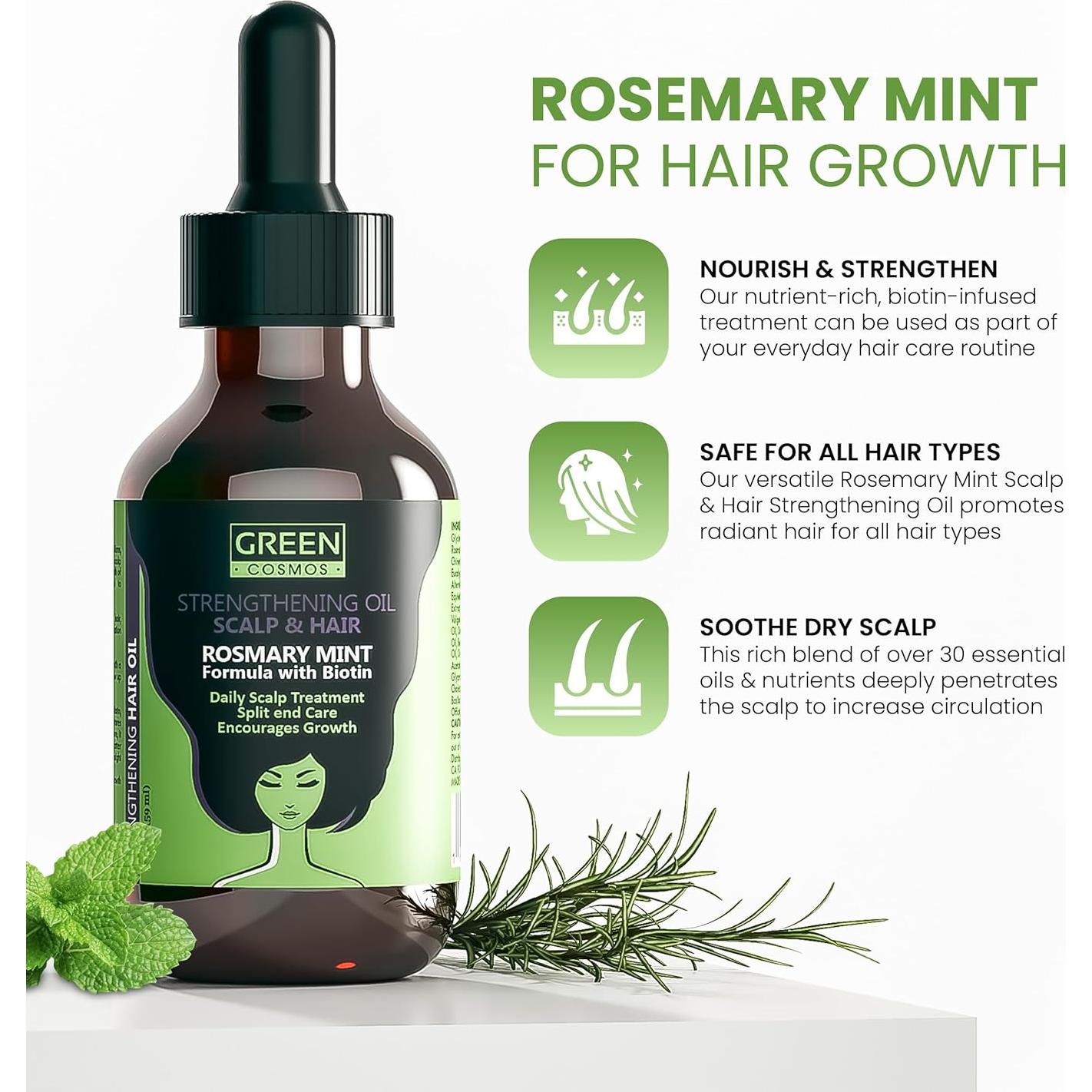 Aceite de Romero 100% Puro ShenZhen 60ml - Crecimiento Cabello