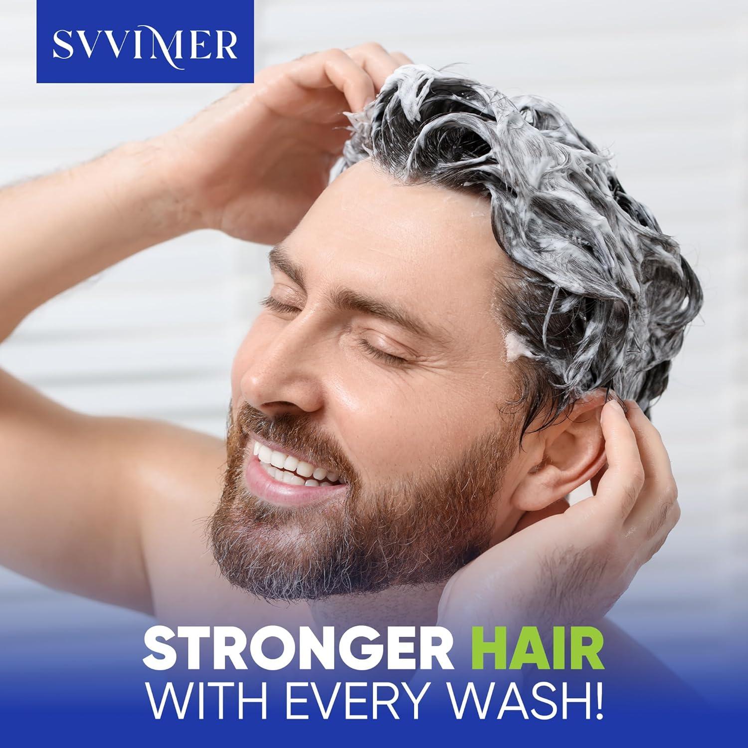 Champú Engrosante para Hombres Svvimer 400 ml - Biotina y Romero