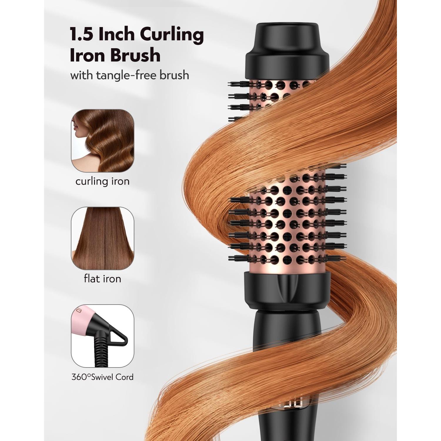 Cepillo Redondo Térmico Zavarea 1.5" Cerámica Iones Negativos