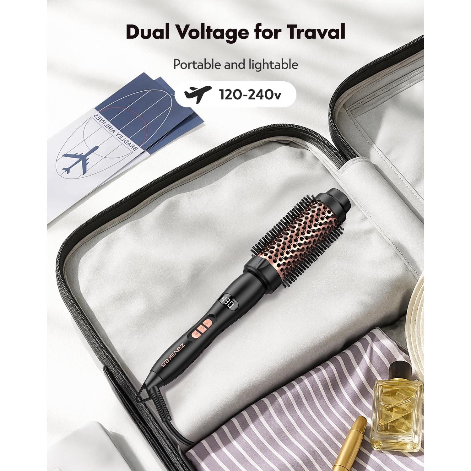 Cepillo Redondo Térmico Zavarea 1.5" Cerámica Iones Negativos