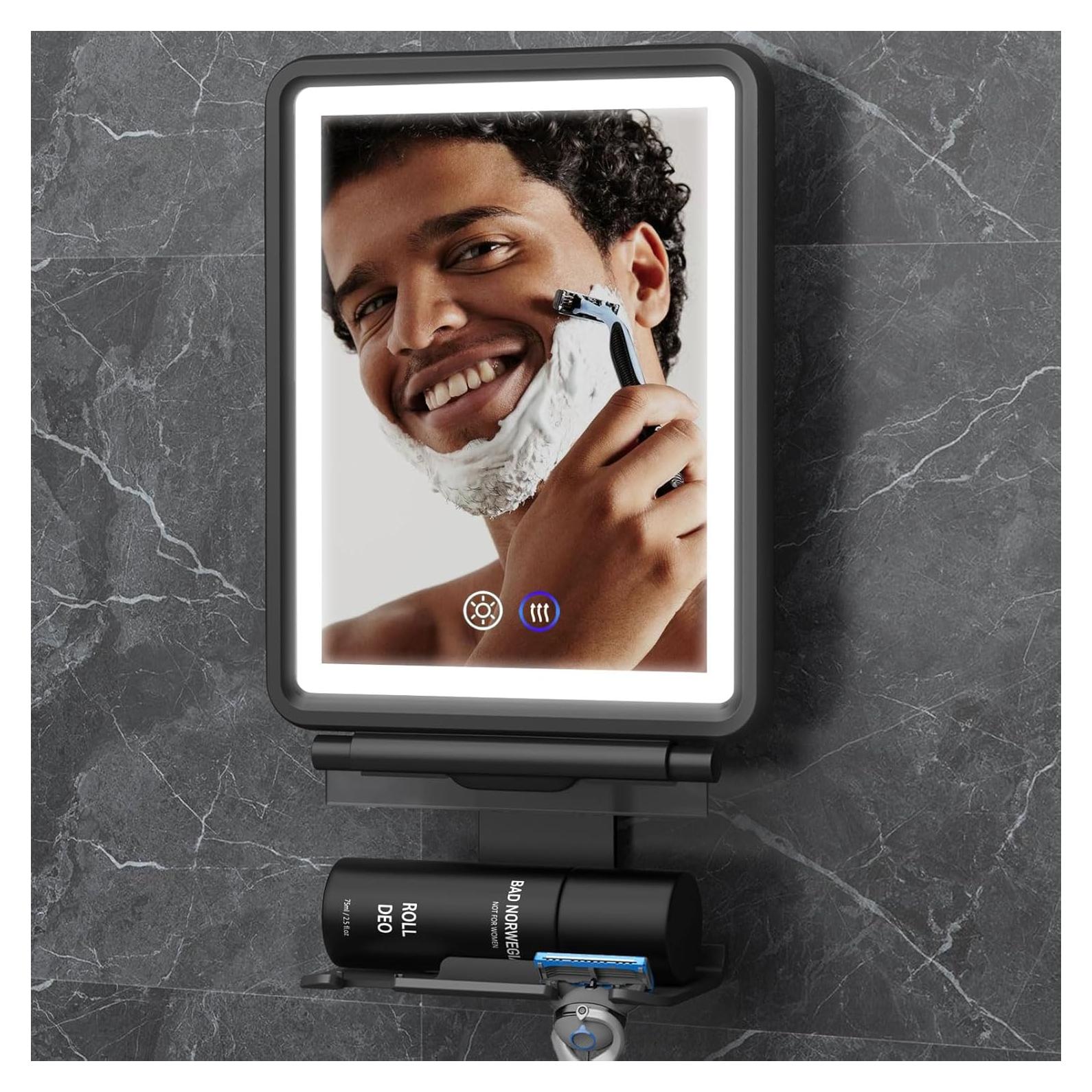 Espejo de Ducha Calentado Antivapor Shinowa 23x17.8cm