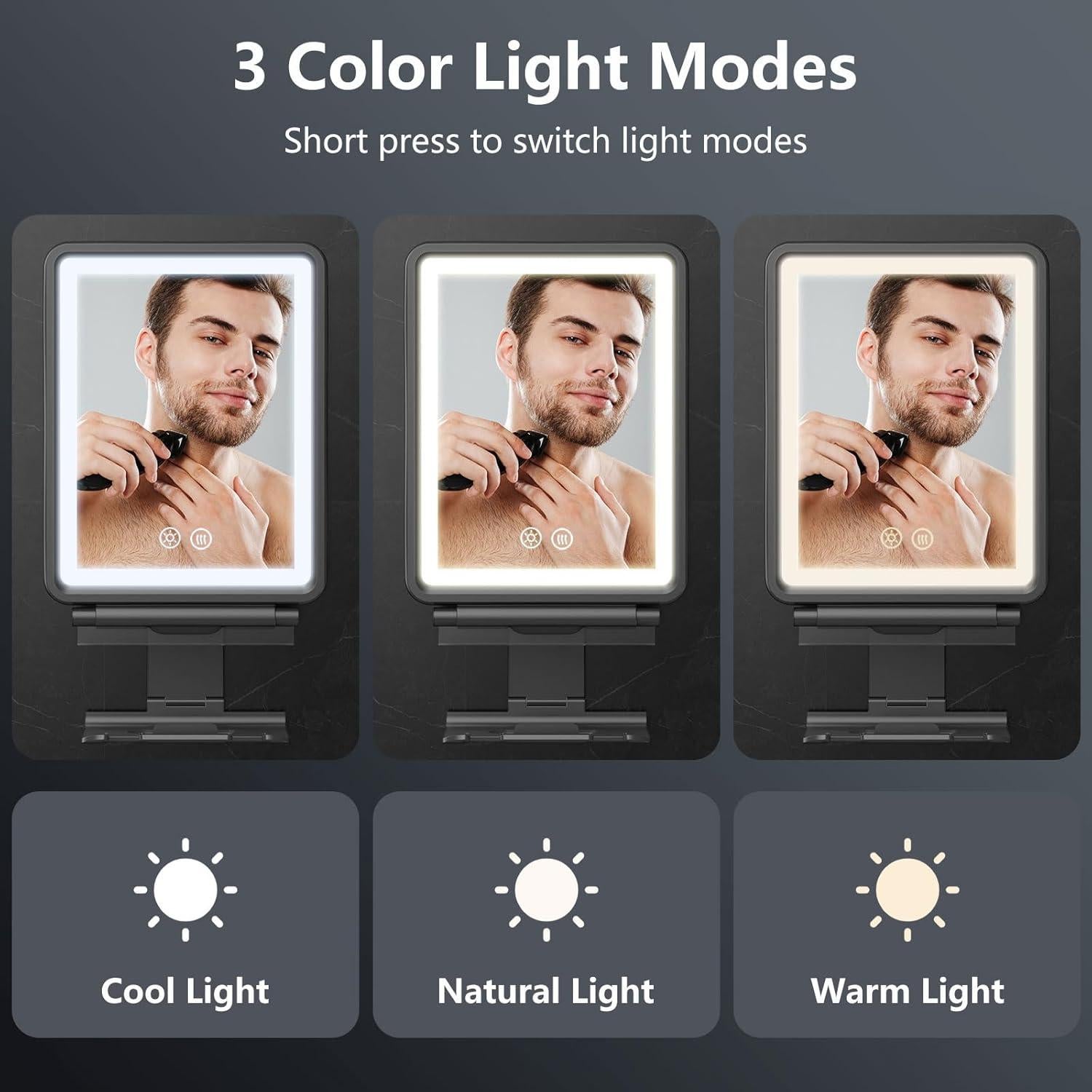 Espejo de Ducha Calentado Antivapor Shinowa 23x17.8cm