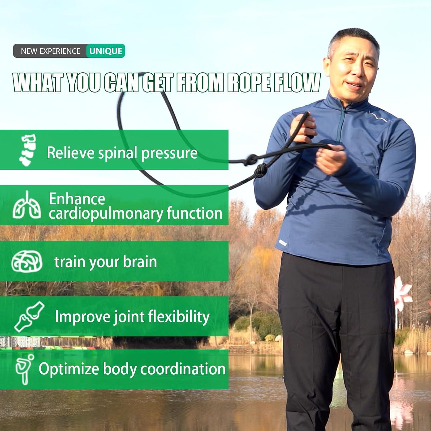 Cuerda de Ejercicio Lewitools Ajustable 280 cm para Boxeo y Fitness