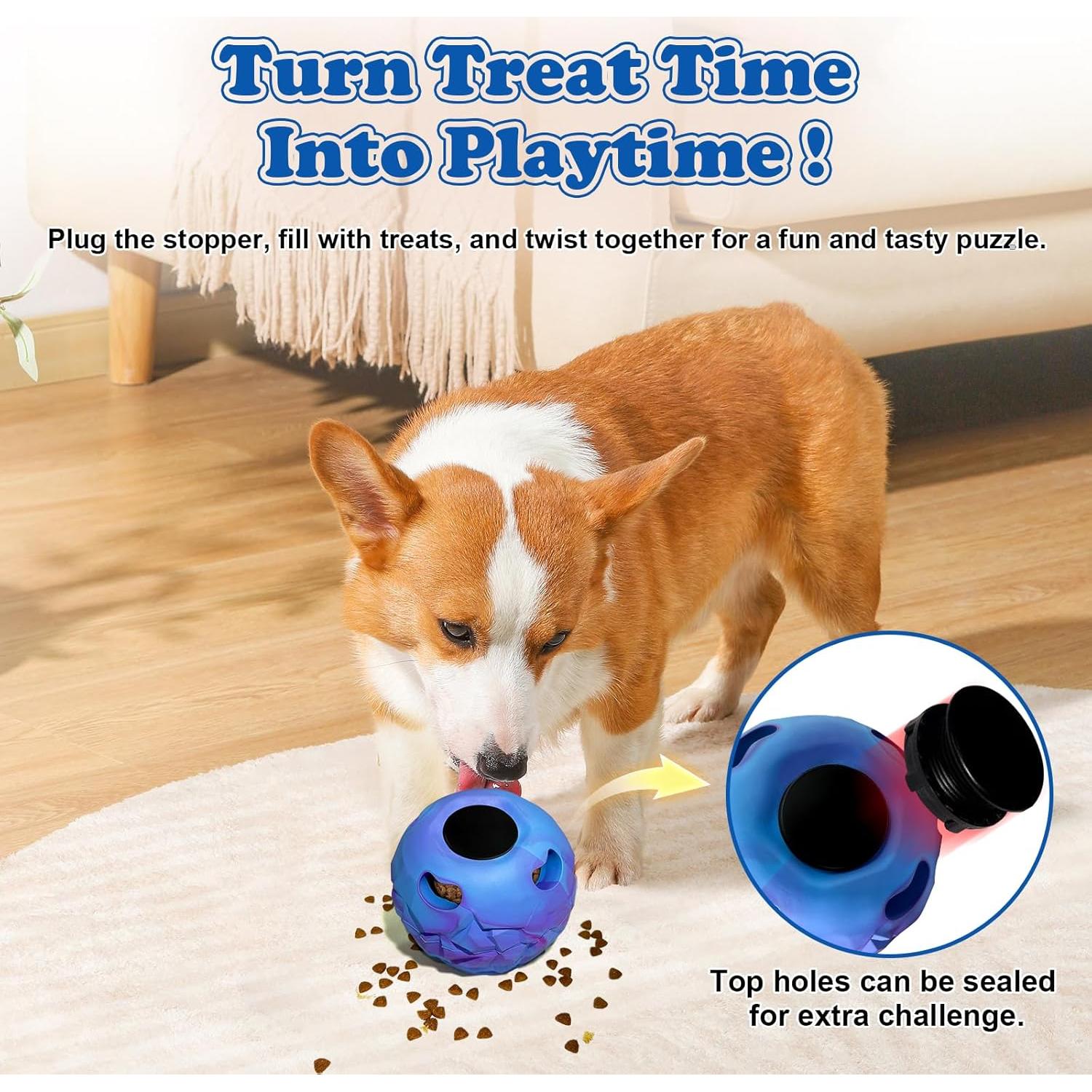 Juguete Interactivo para Perros Tokwidget 5-en-1 Azul