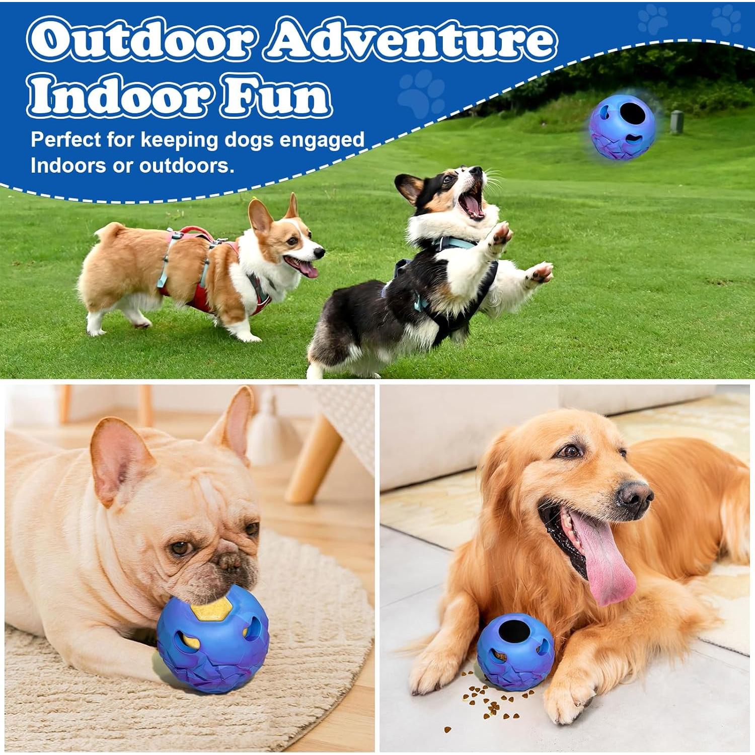 Juguete Interactivo para Perros Tokwidget 5-en-1 Azul